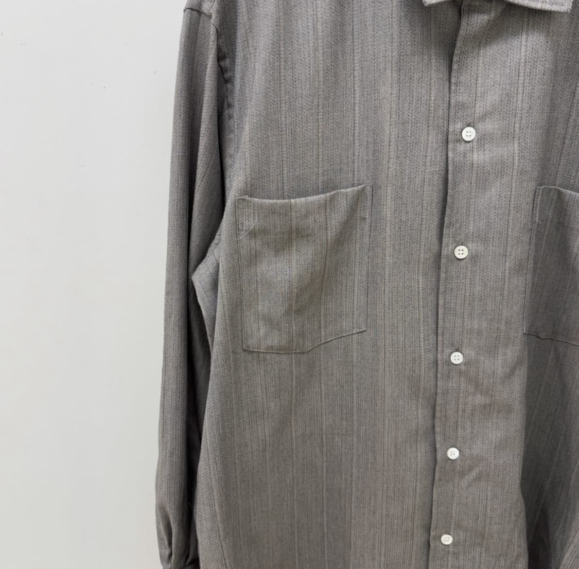 00s 꼼데가르송 옴므플러스 오버 사이즈 스트라이프 셔츠 상품이미지3