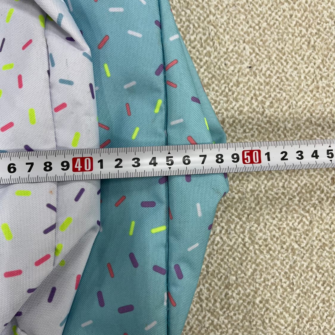 [실측확인] 잔스포츠 스프링클패턴 슈퍼 브레이크 백팩 가방 0119M1 상품이미지7