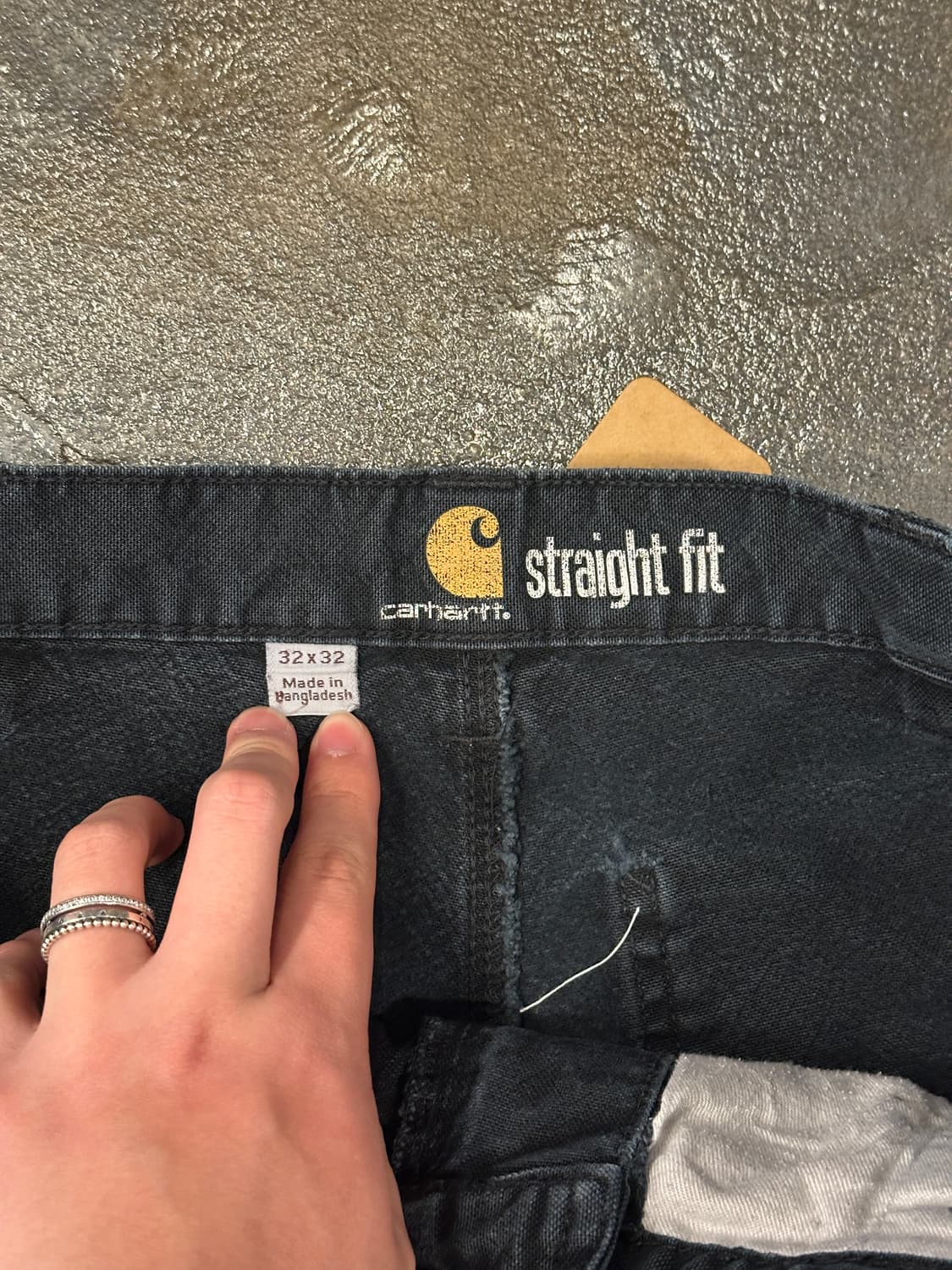 Carhartt 칼하트 더블니 데님팬츠 32x32 상품이미지4