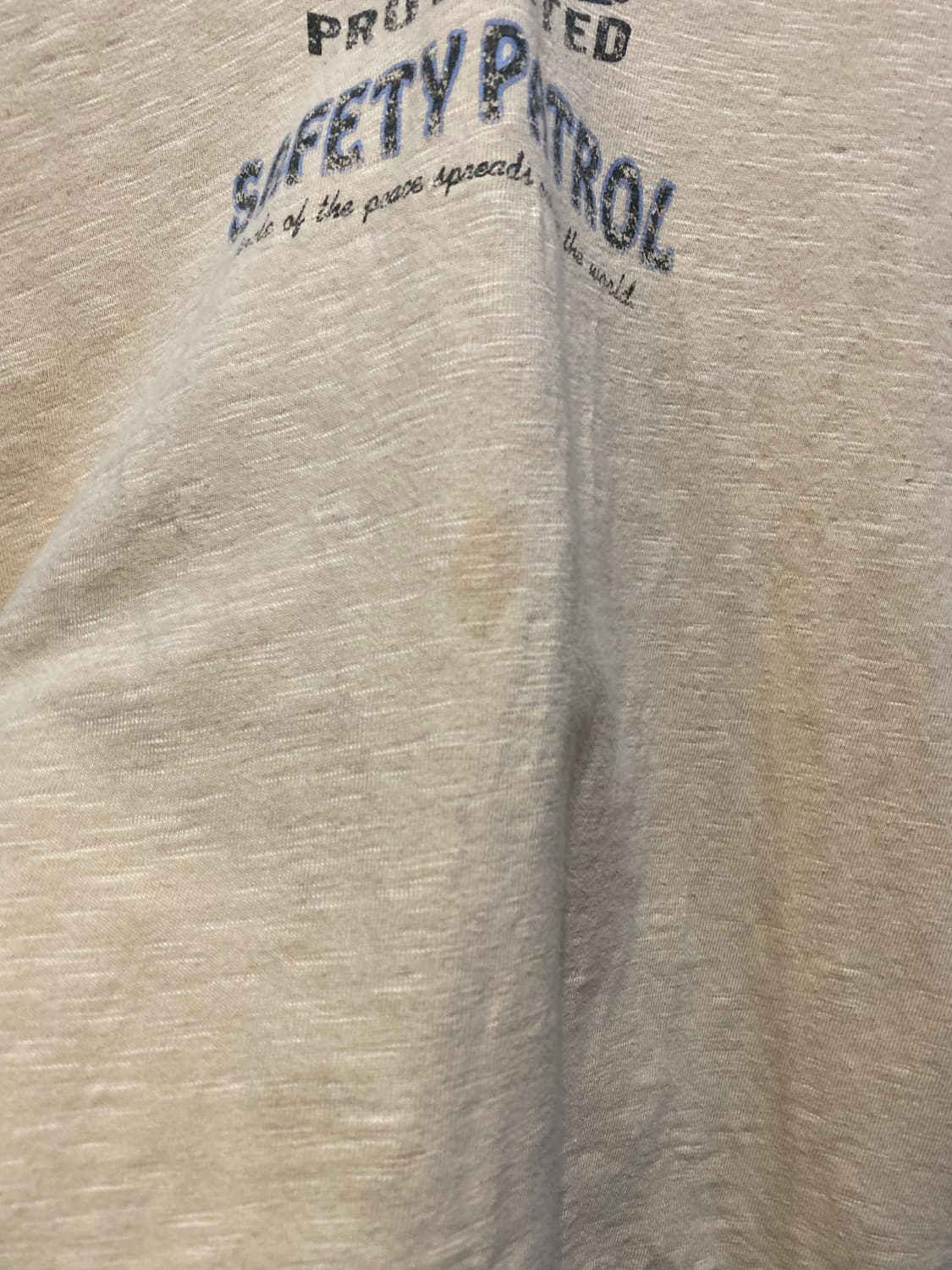 Underwraps 빈티지 레터링 브이넥 롱슬리브 상품이미지5