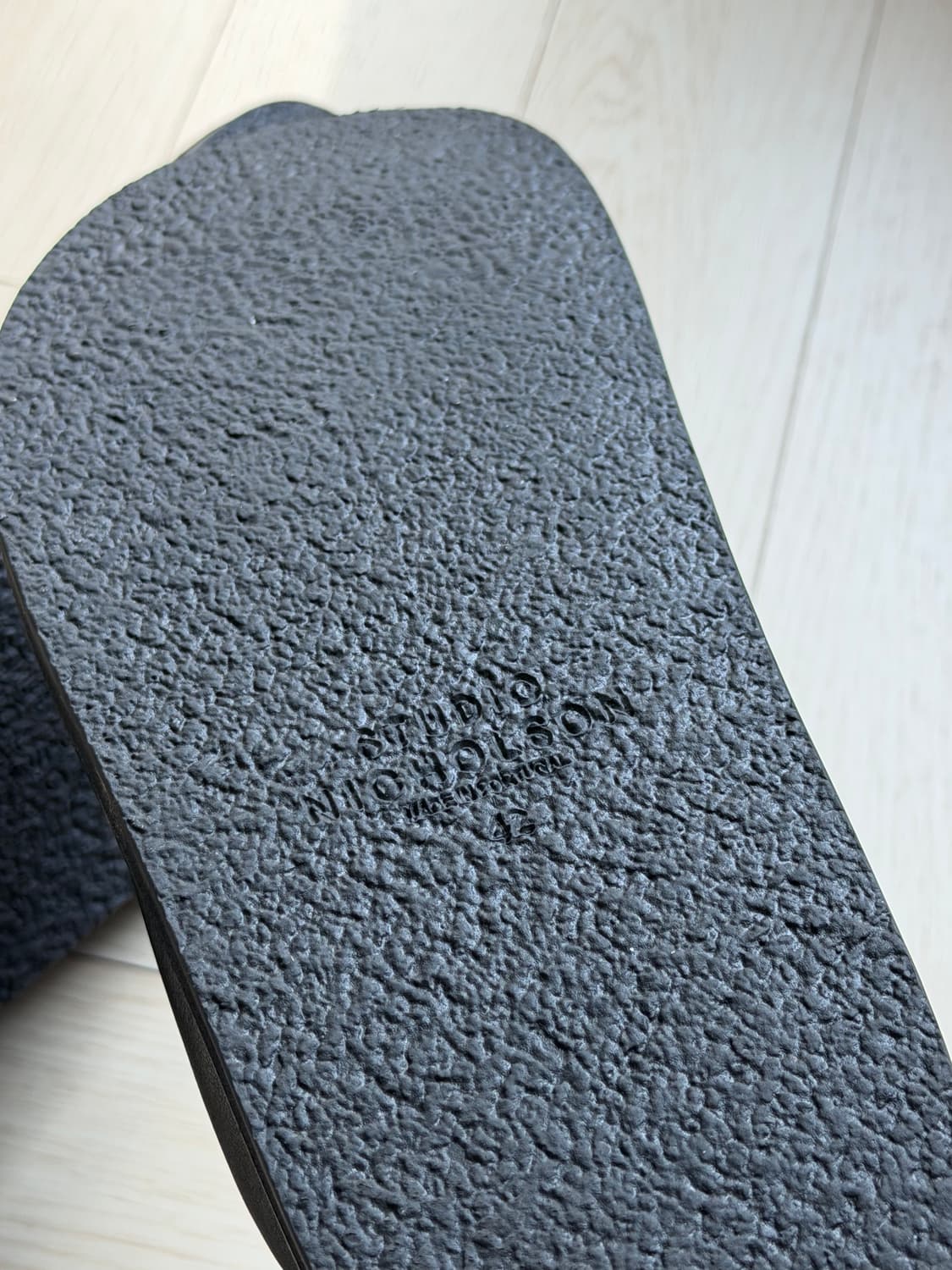 스튜디오니콜슨 블랙 가죽 뮬 슬리퍼 상품이미지6