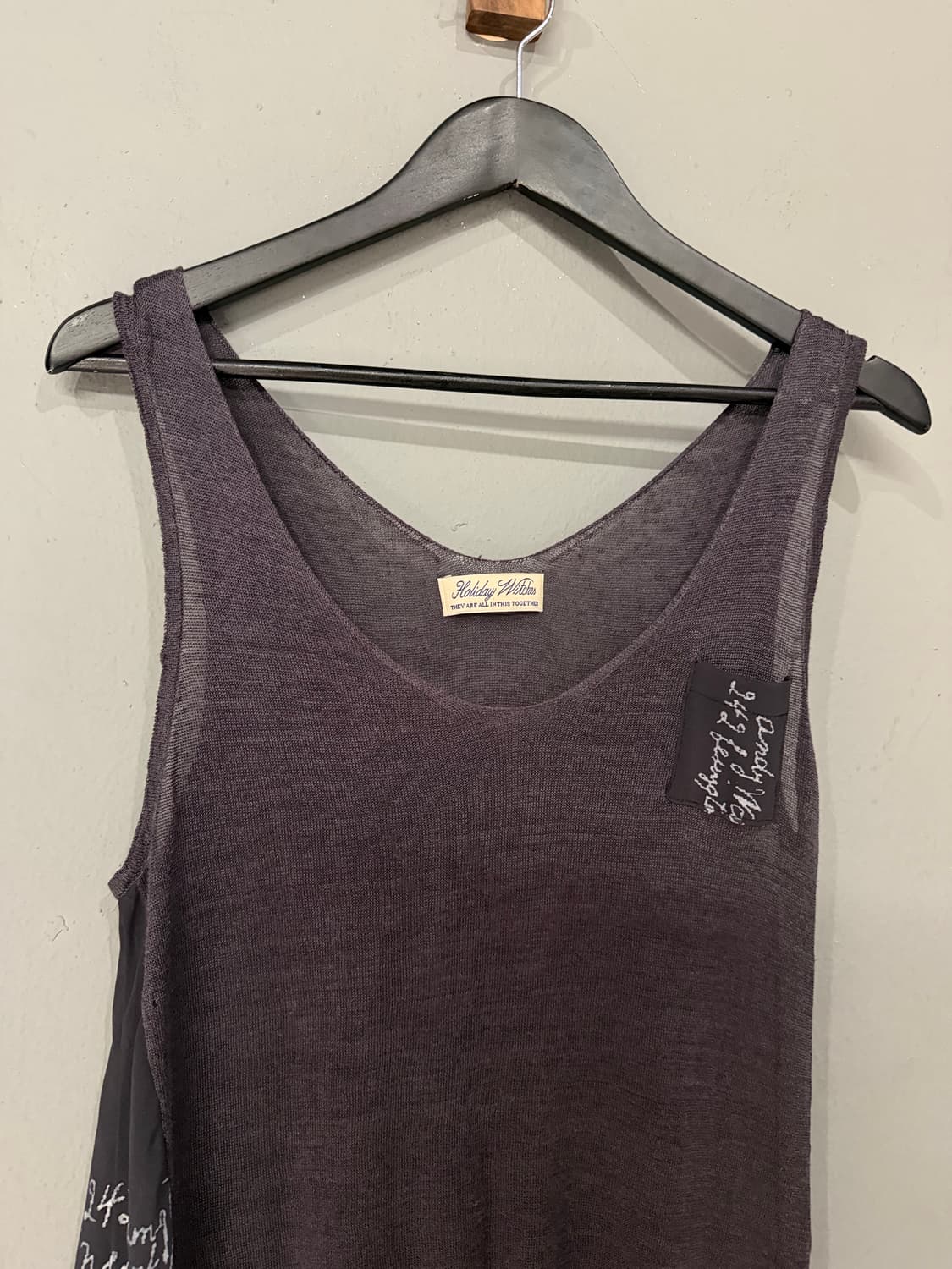unbalance shape sheer sleeveless 상품이미지7