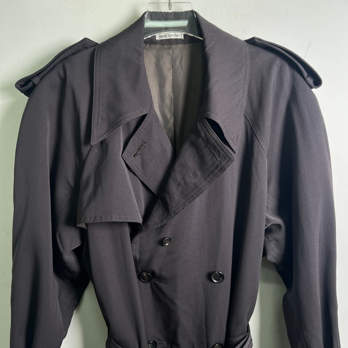 MEN’S TENORAS 더블 브레스티드 롱 트렌치코트 M 상품이미지4