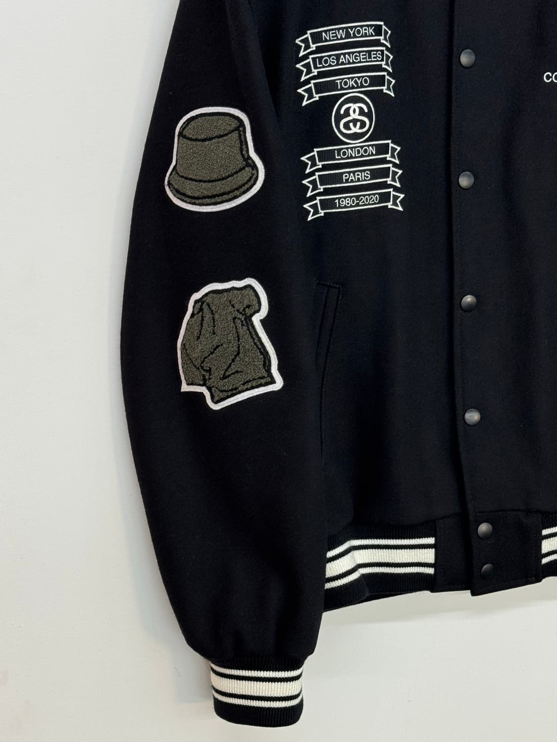 스투시 X CDG 40주년 바시티 자켓 상품이미지5