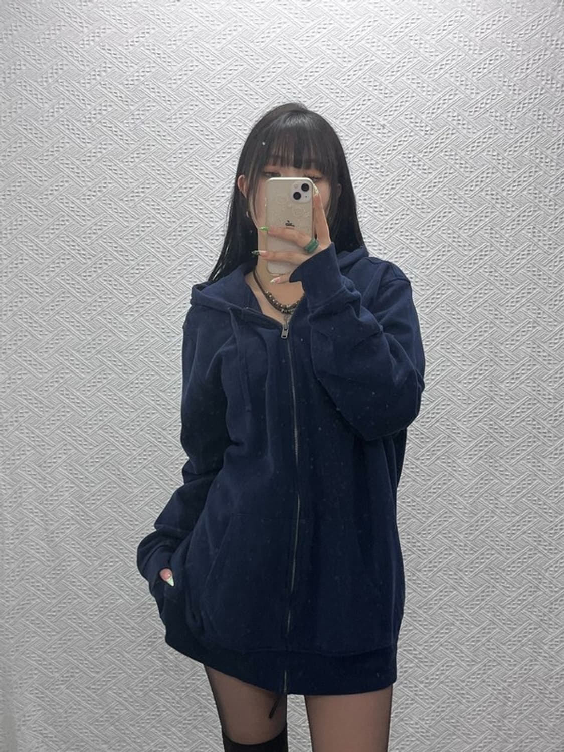 갭 올드스쿨 빈티지 오버핏 약기모 후드집업 XL C09270 상품이미지2