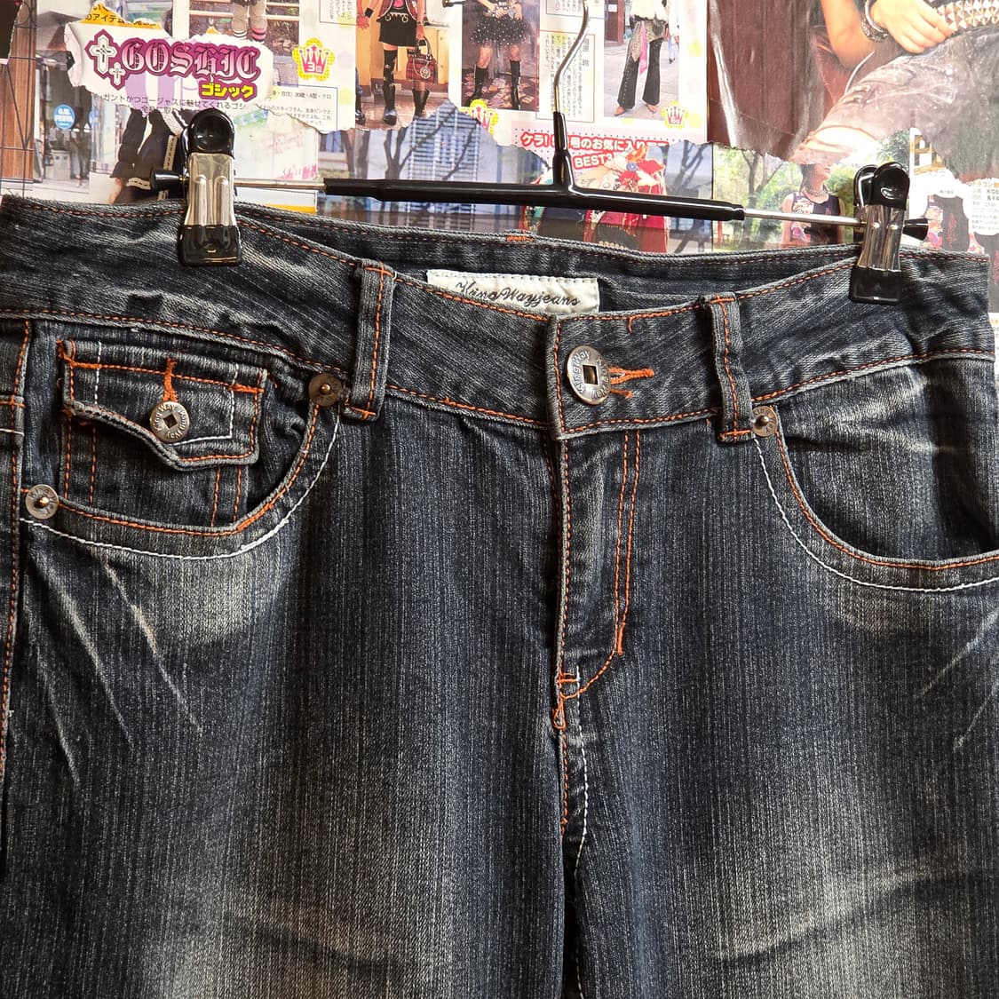 빈티지 포켓 포인트 워싱 부츠컷 팬츠 상품이미지6