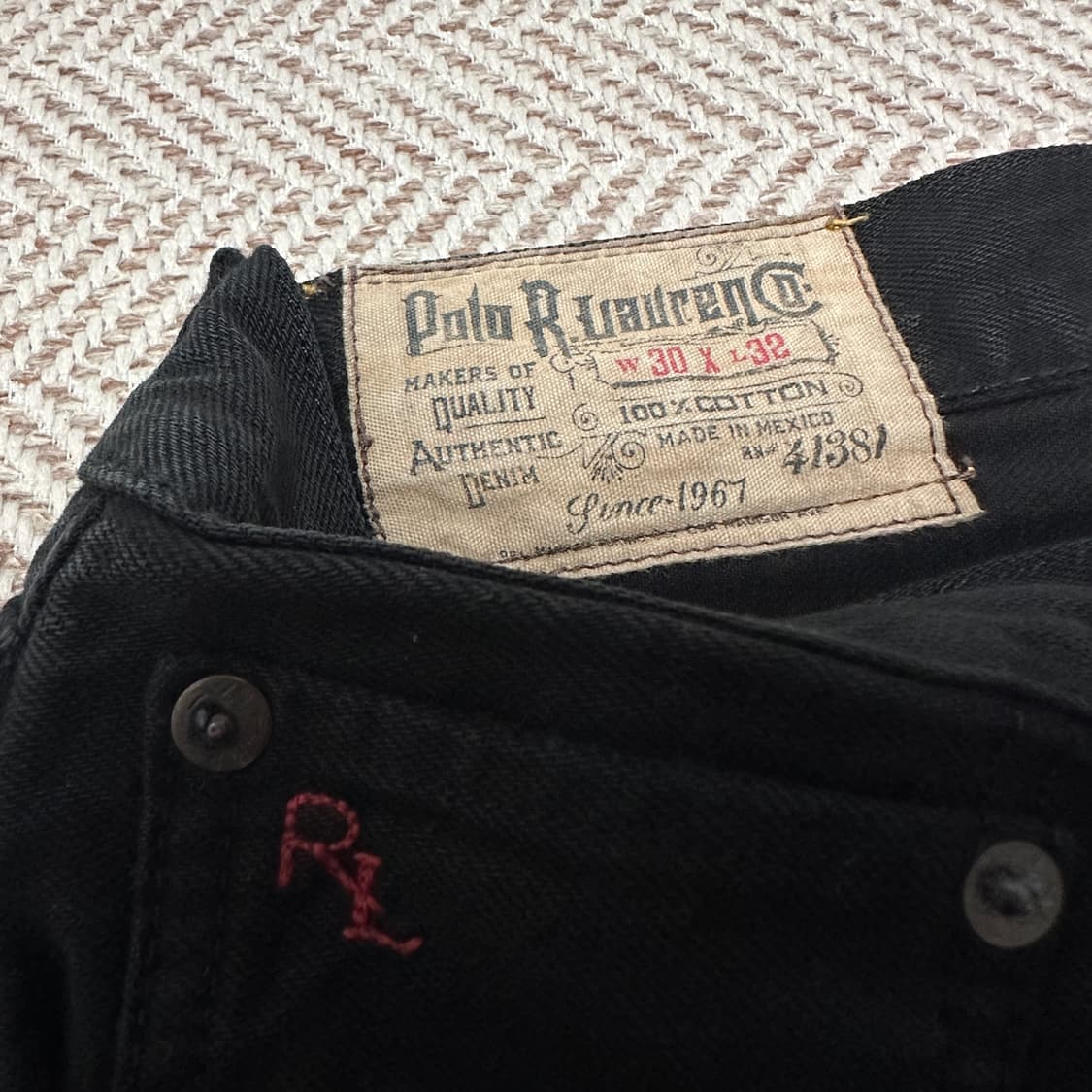 POLO RALPH LAUREN mexico black jeans 상품이미지4