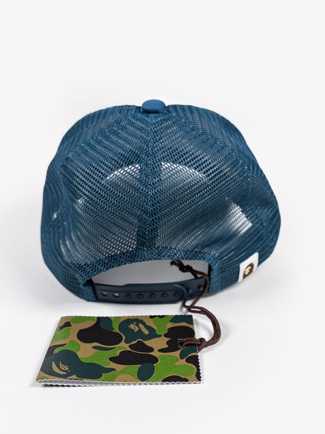 베이프 컬리지 메쉬 캡 블루 상품이미지3