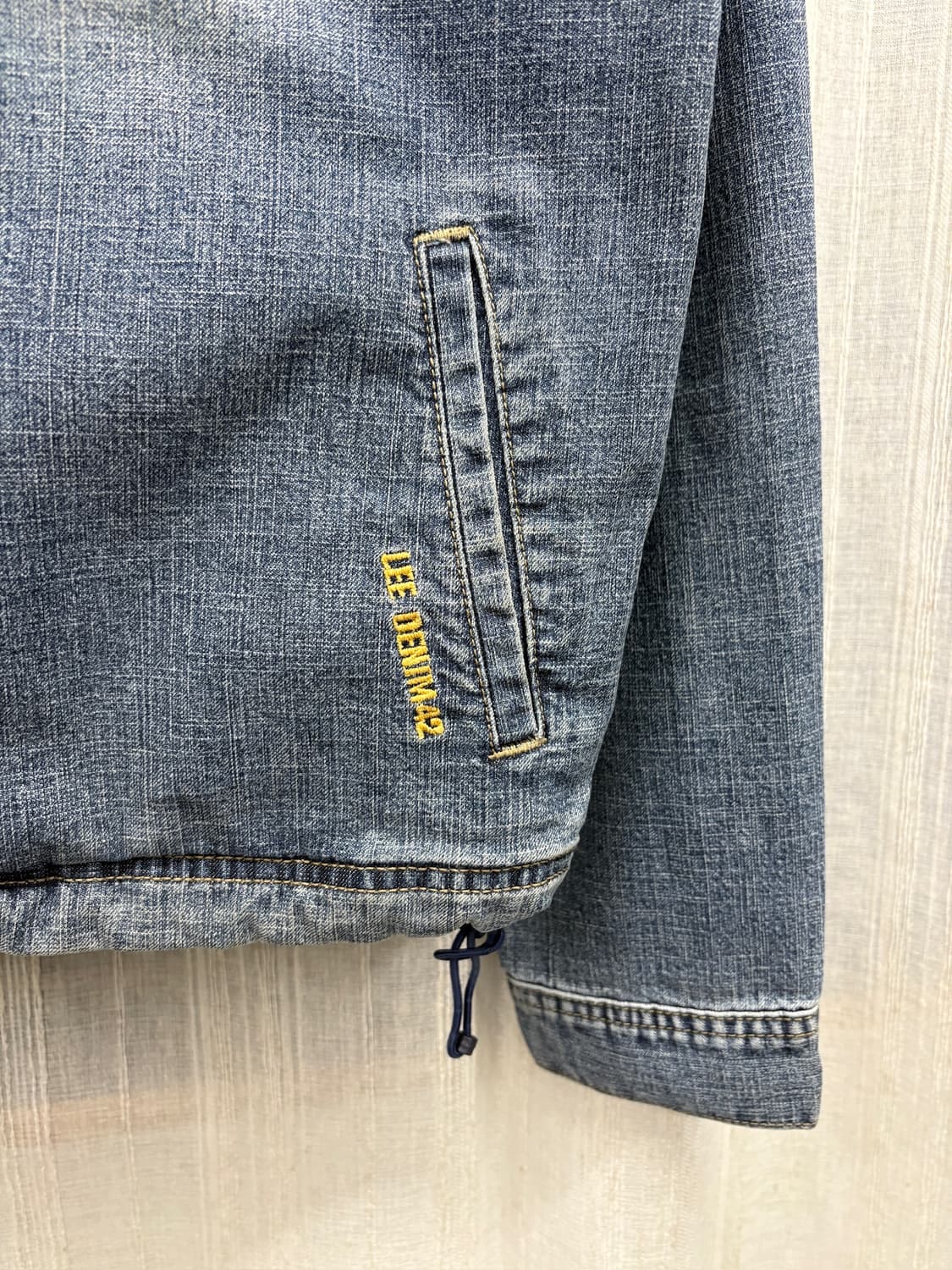 90s LEE USA 리 데님 후드 집업 자켓 상품이미지4