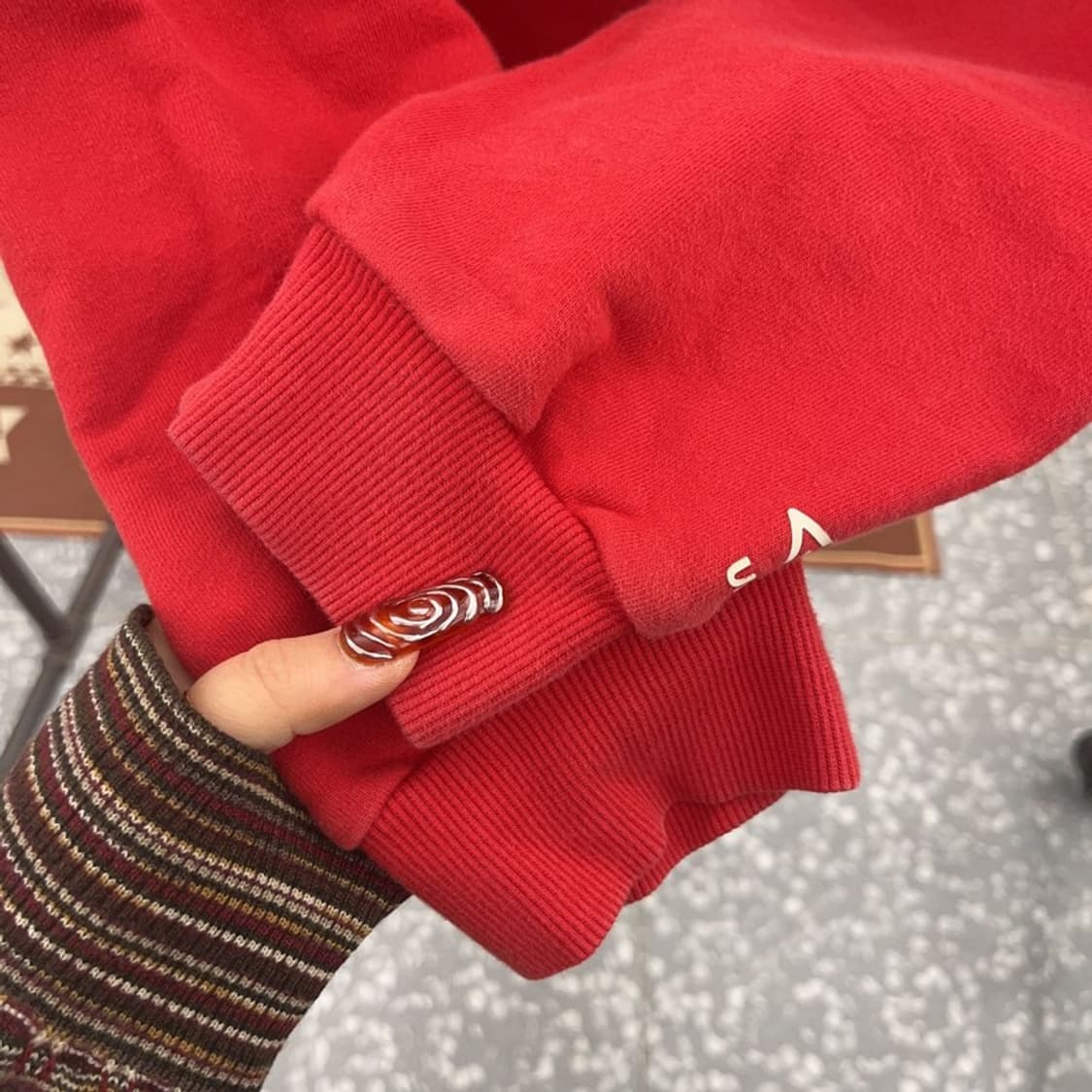 엄브로 올드스쿨 레트로 빈티지 스펠로고 후드티 100 C09466 상품이미지8