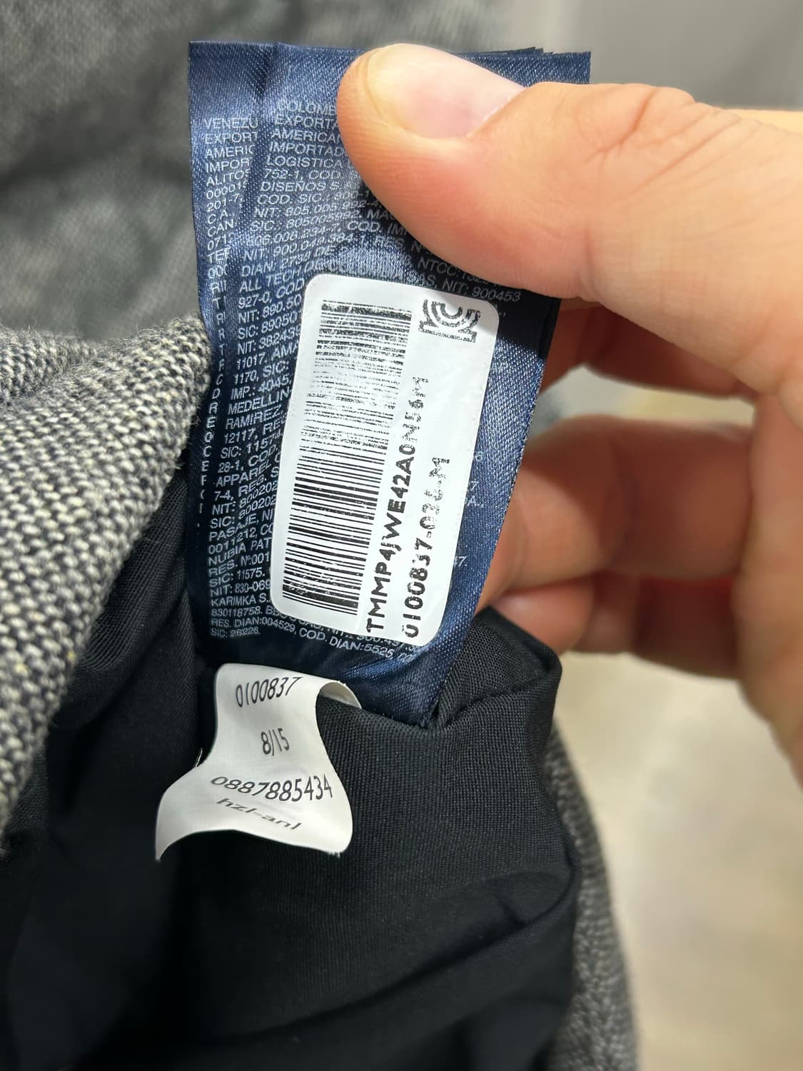 타미힐피거 후드 패딩 조끼 그레이 블랙 상품이미지10