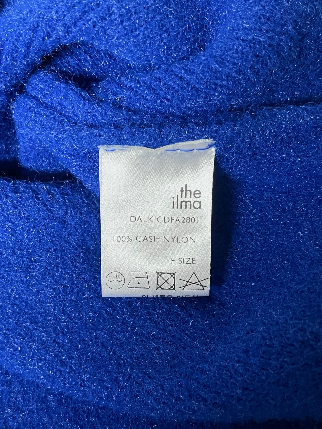 F) 새상품 더 일마 The ilma 크롭 가디건 블루 상품이미지5