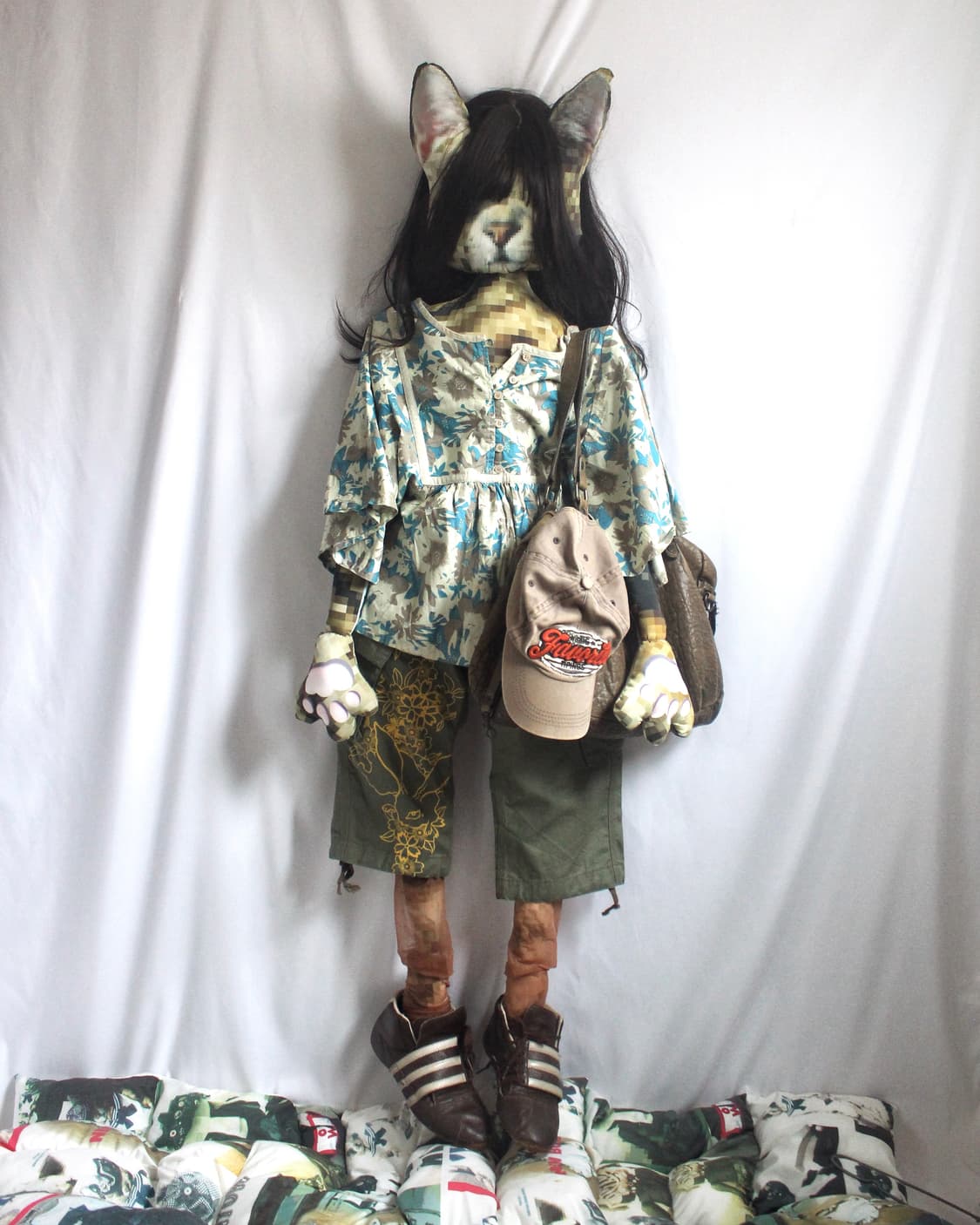 washed-brown vintage leather bag 상품이미지2