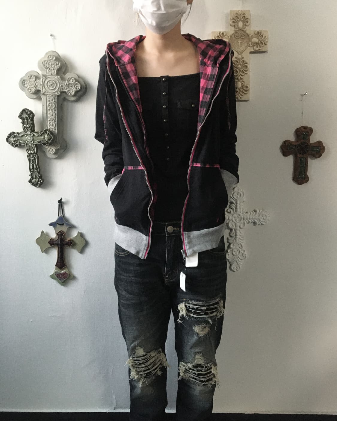 Hood layered zip up 상품이미지8