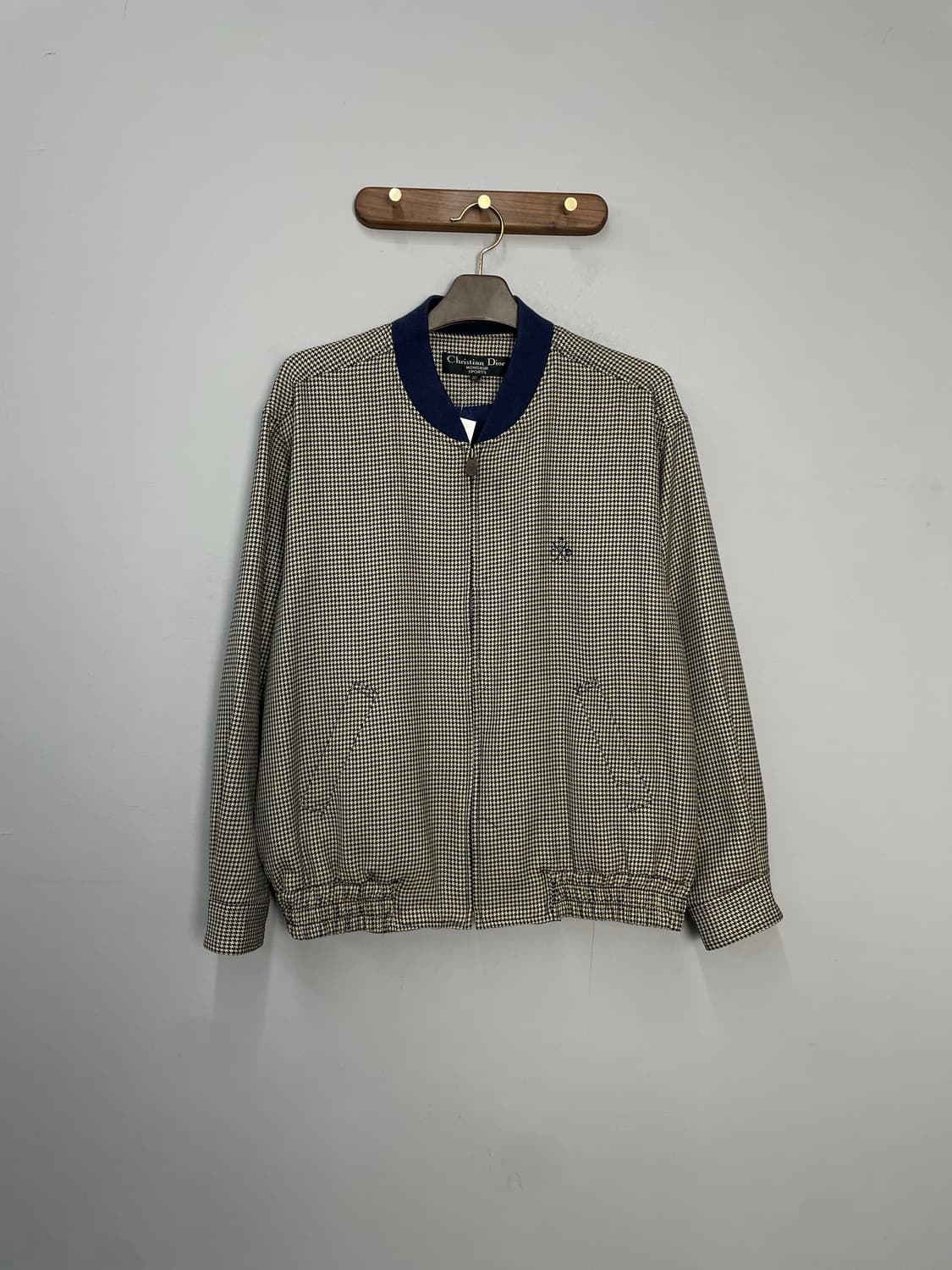 크리스찬 디올 빈티지 체크 블루종 자켓 H2163 상품이미지2