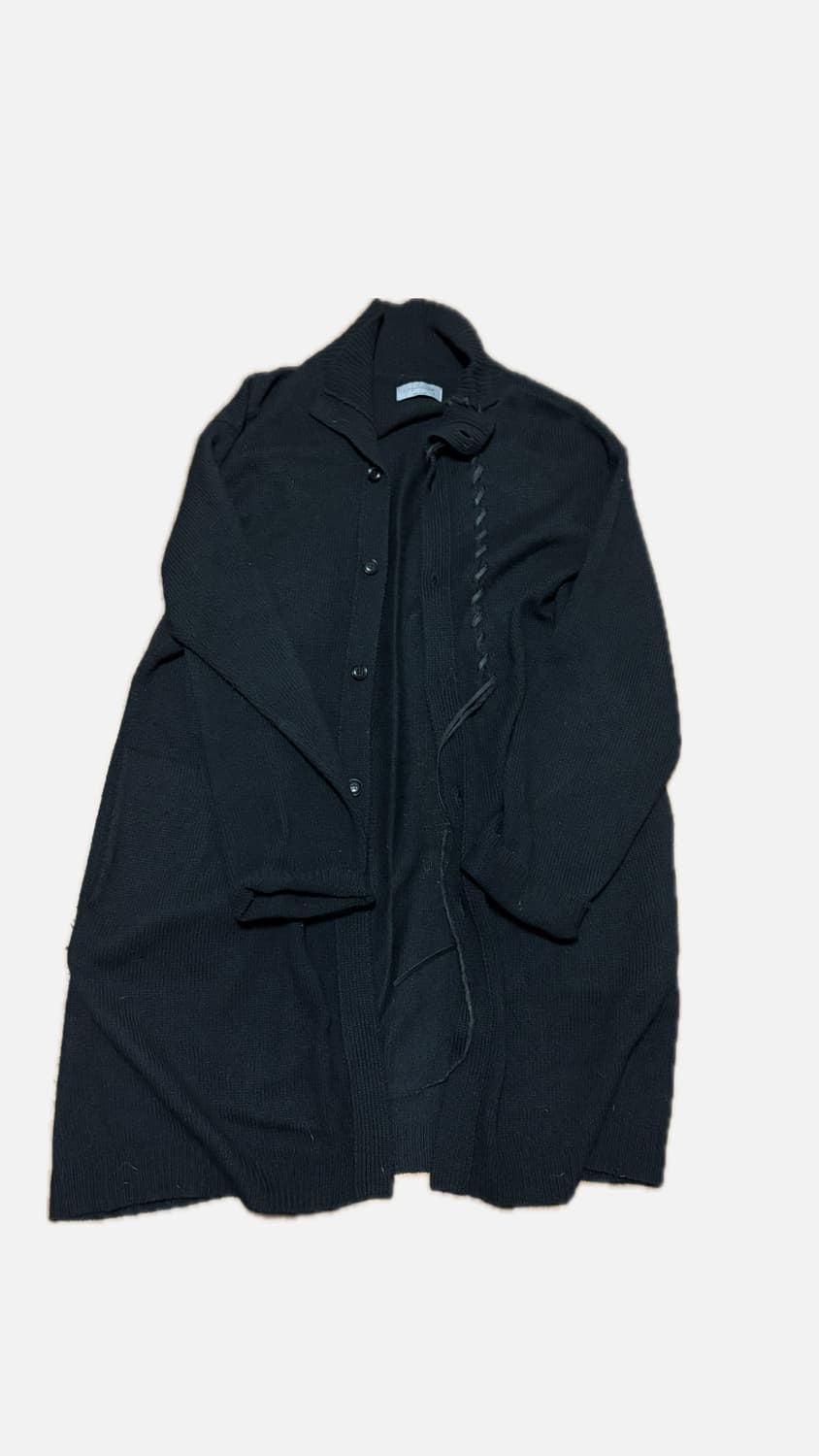 요지야마모토 22fw 니트 코트 상품이미지2