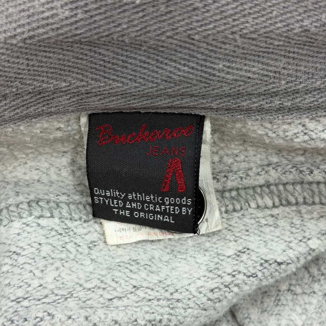 버커루 빈티지 Y2K 디테일 스웻팬츠 그레이 32 상품이미지4