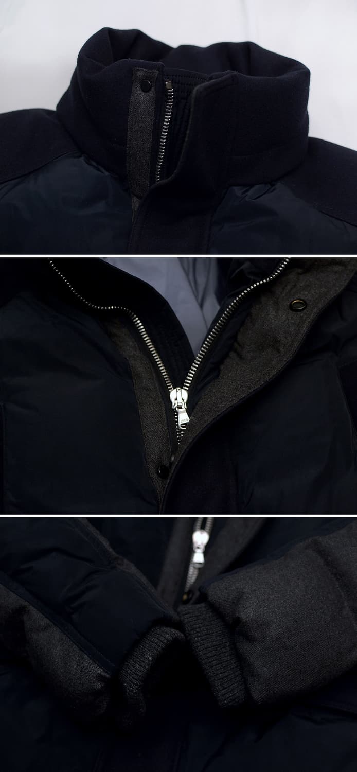 솔리드옴므 우영미 울캐시미어 구스다운 패딩 코트 (100) 상품이미지9