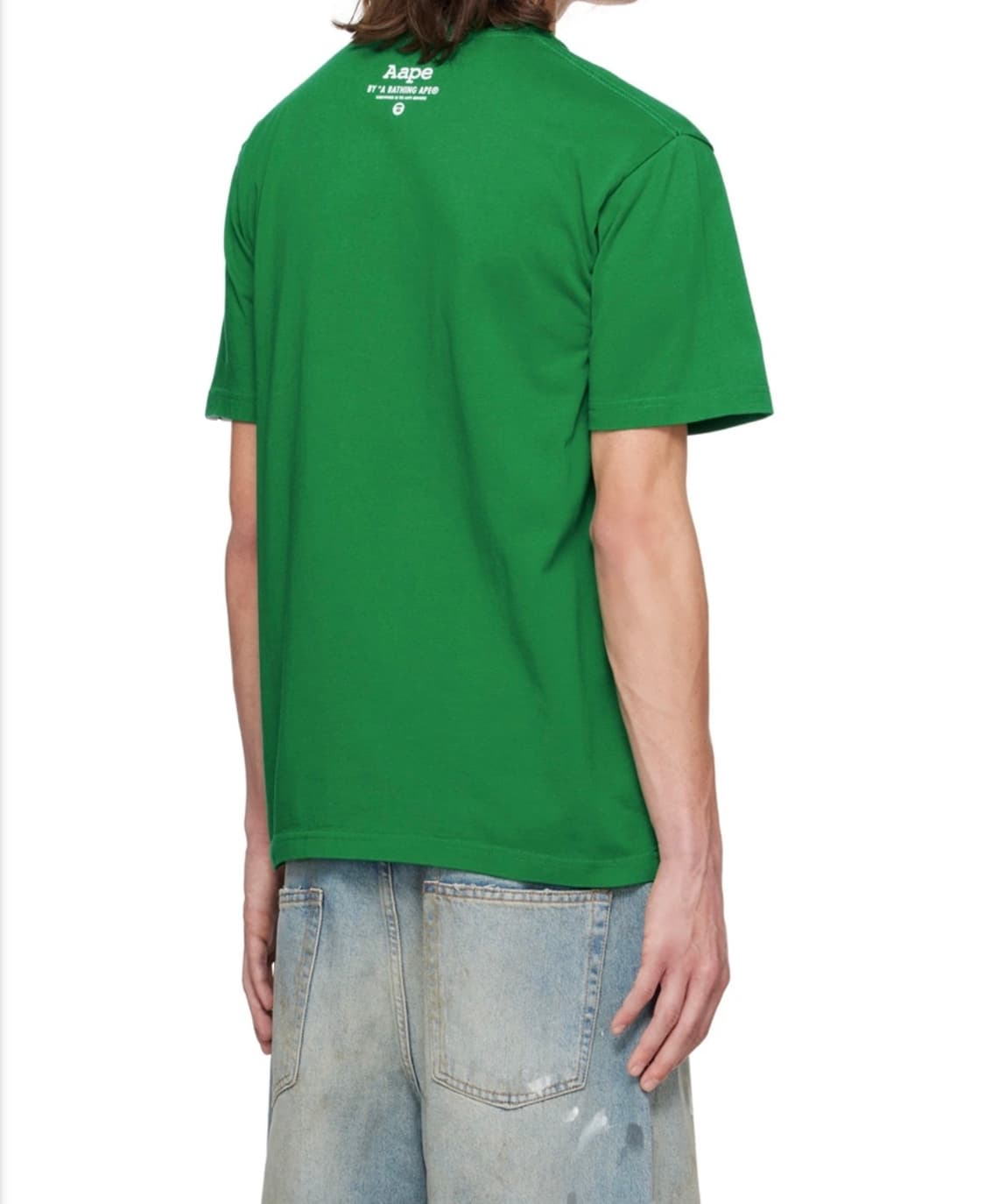 Aape Moonface Camo T-Shirt Green 상품이미지2