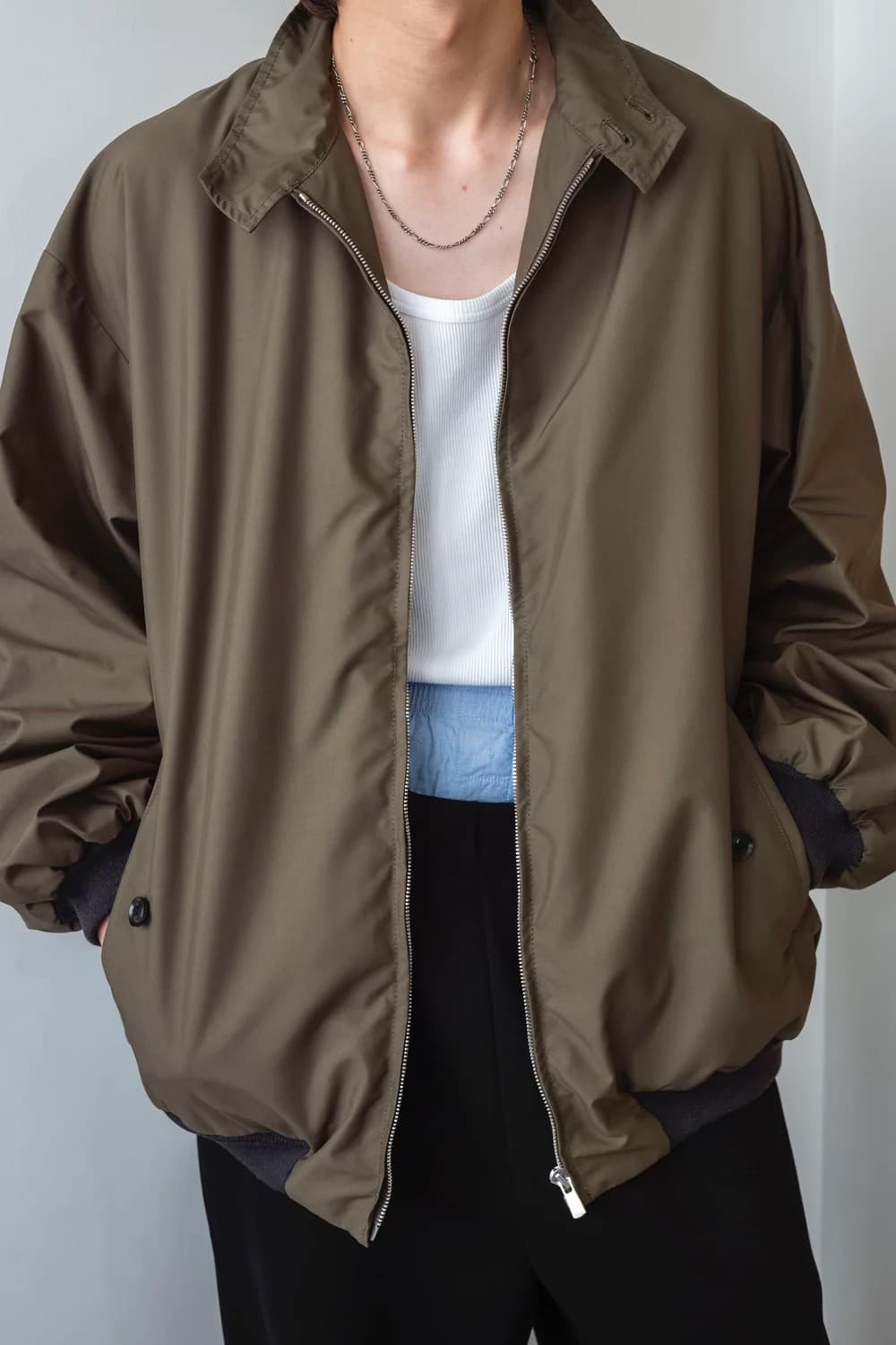 Cantate Harrington Jacket Navy 상품이미지5