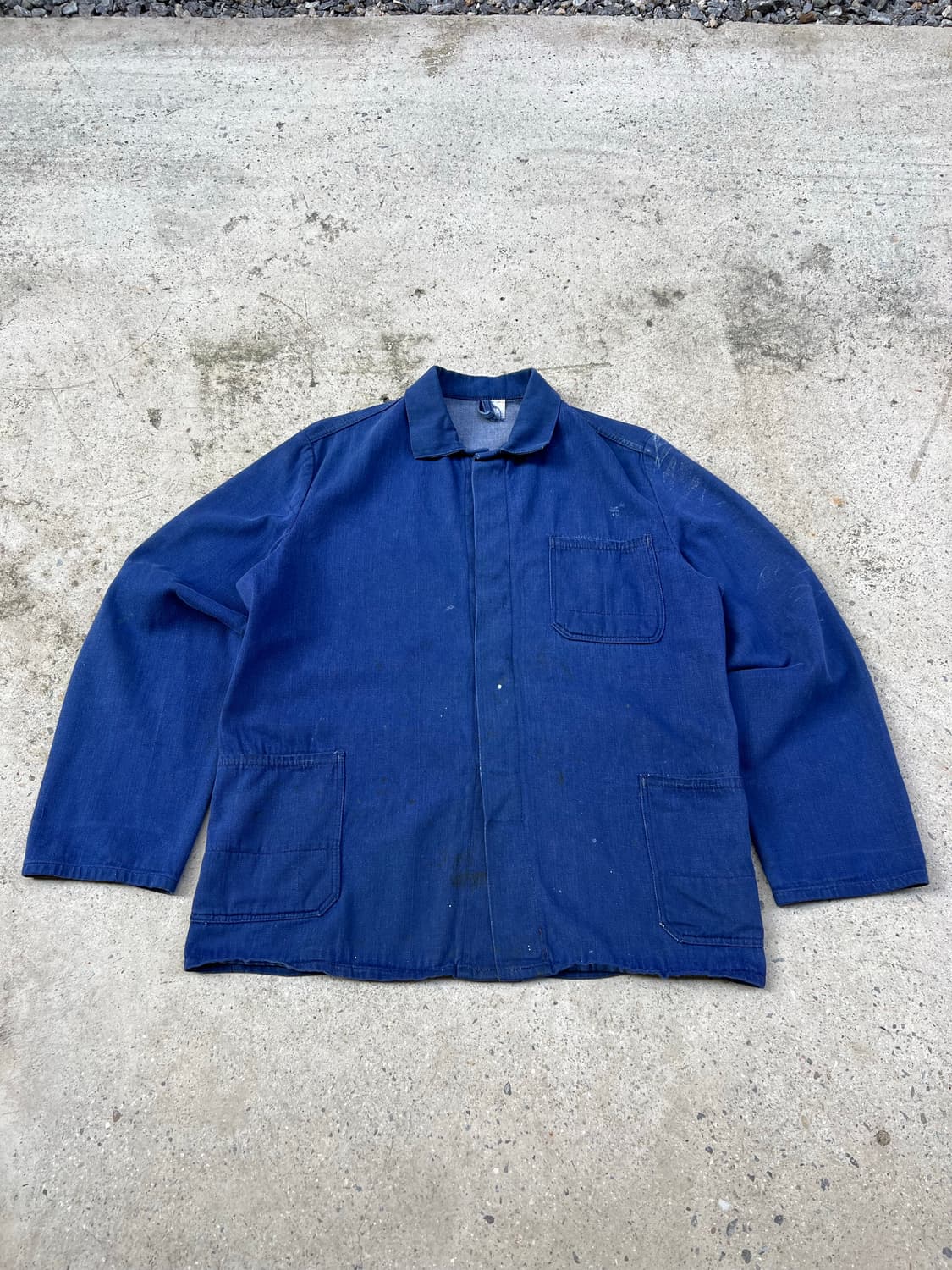 OLD VINTAGE DENIM FRENCH WORK 데님프렌치워크자켓 상품이미지1