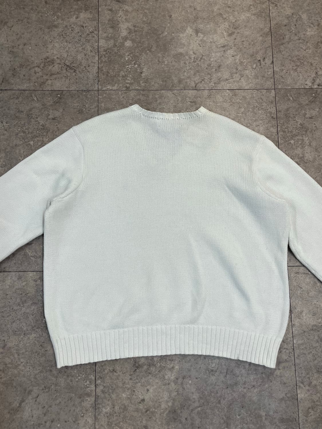 폴로 스포츠 브이넥 니트 화이트 XL #csz2995 상품이미지8