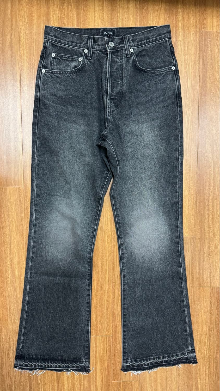 252 RELAXED FLARE DENIM JEANS (USED BLAC 상품이미지9
