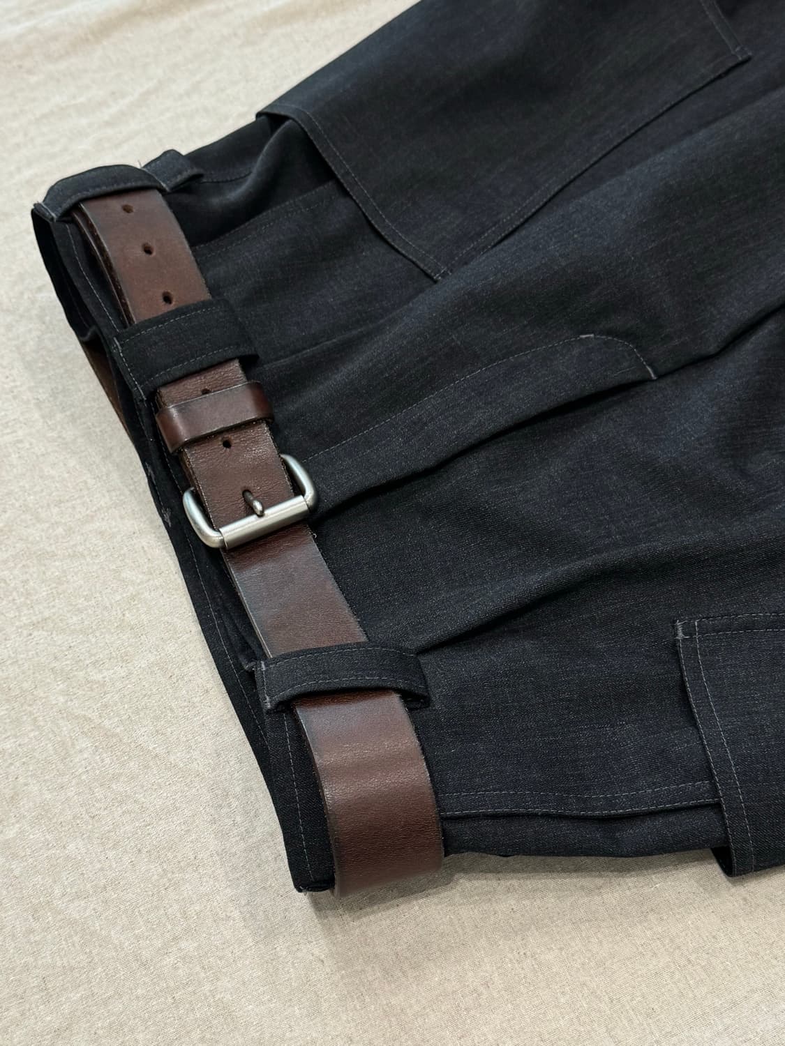 꼼데가르송 카우레더 벨트 상품이미지5