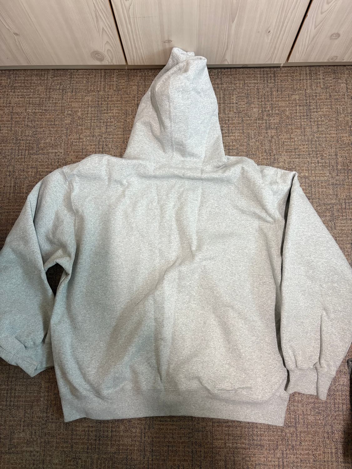 2XL - 슈프림 컬리지에이트 패치워크 후드 헤더 그레이 상품이미지2