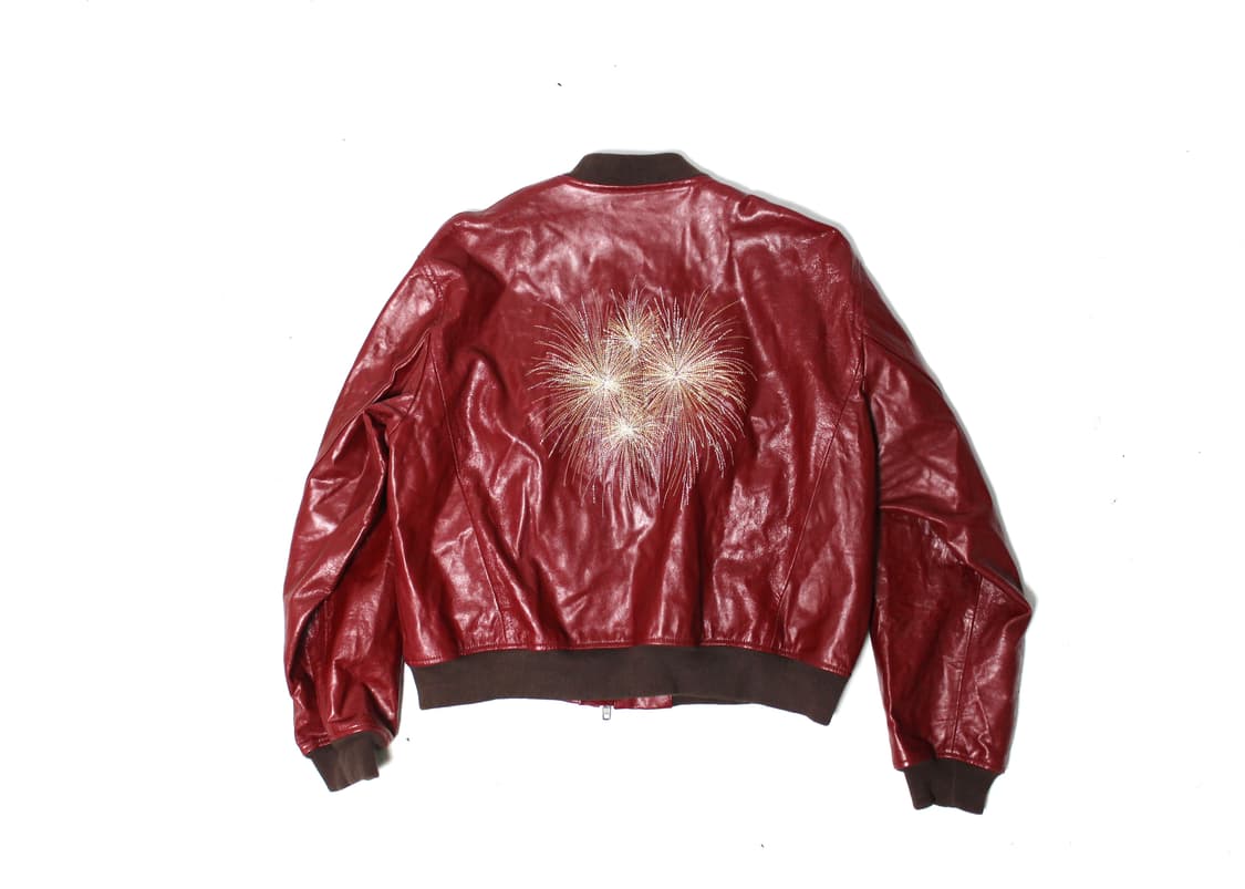 언더마이카 the fireworks goat skin blouson 상품이미지1