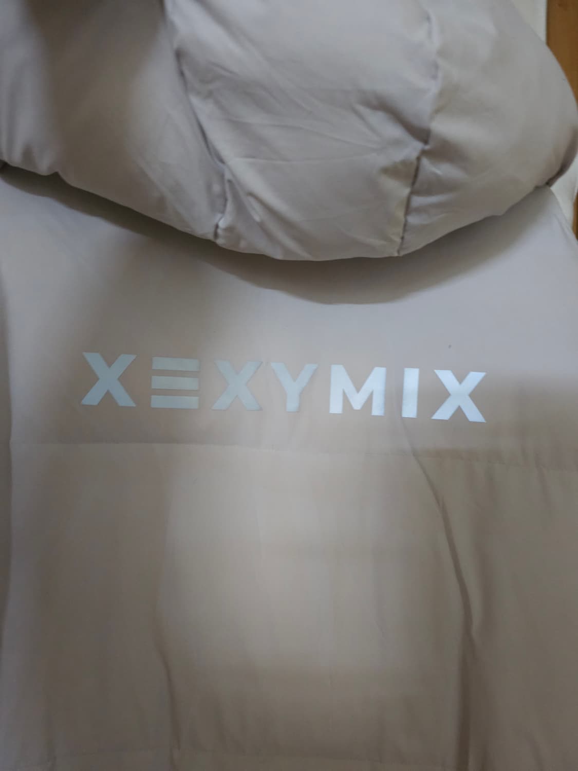 제시믹스 후드 오버핏 그레이패딩 상품이미지7