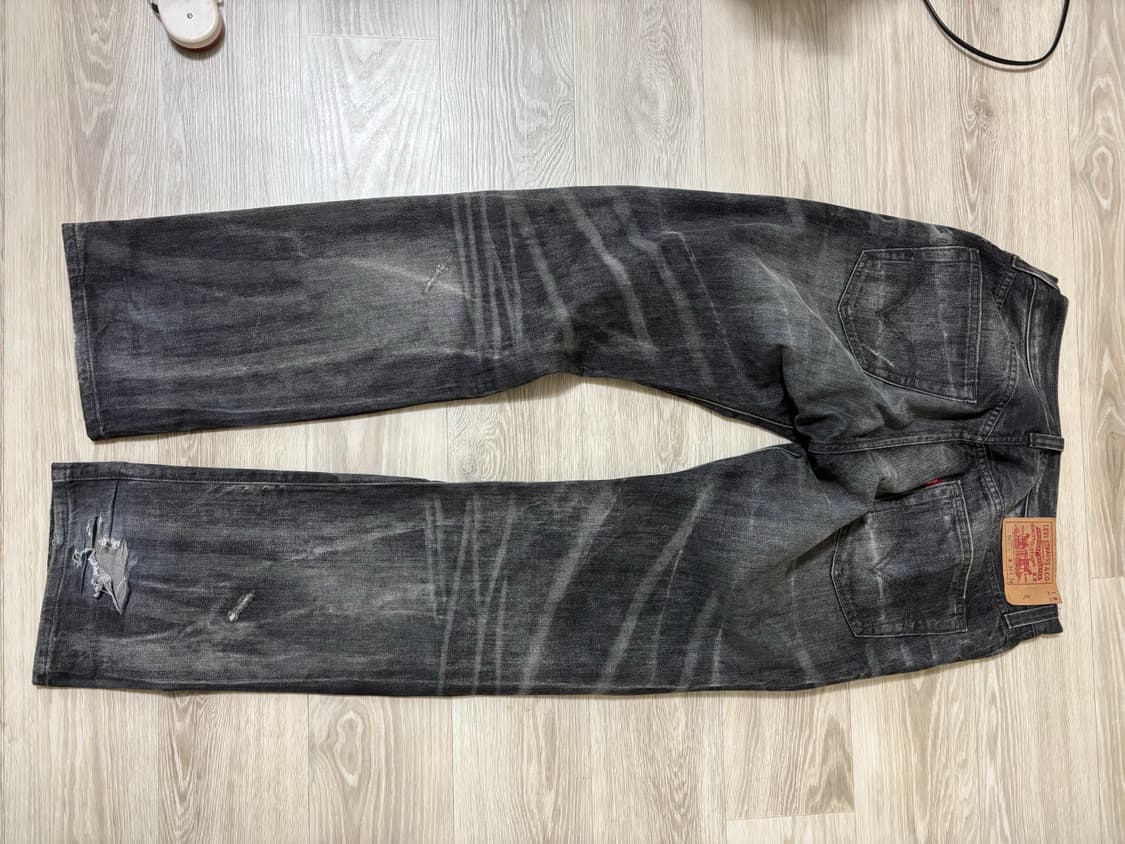 리바이스501 블랙 워싱진 상품이미지3