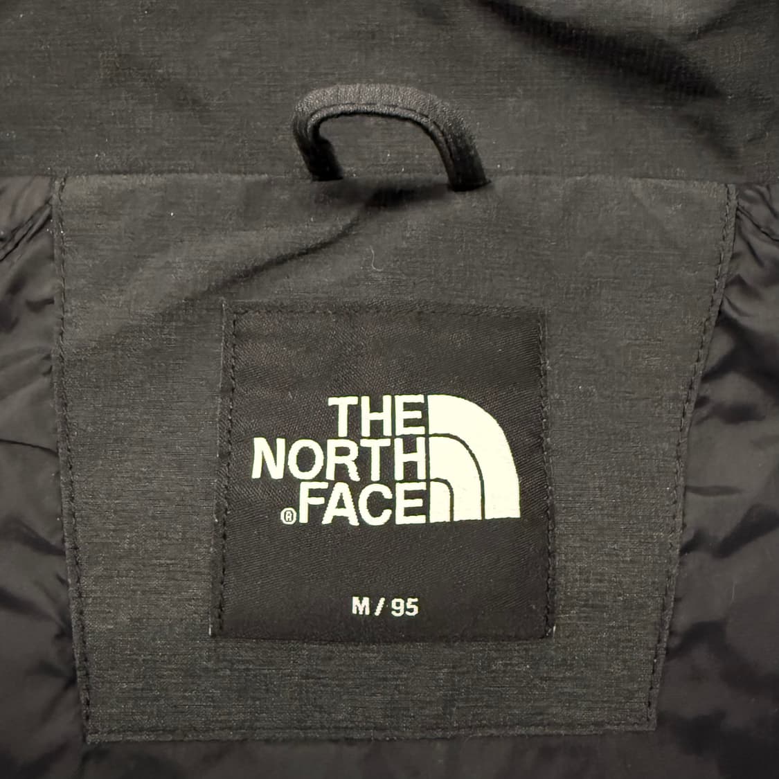 [정품/M] 노스페이스 블랙 바람막이 후드 자켓 b16 상품이미지5