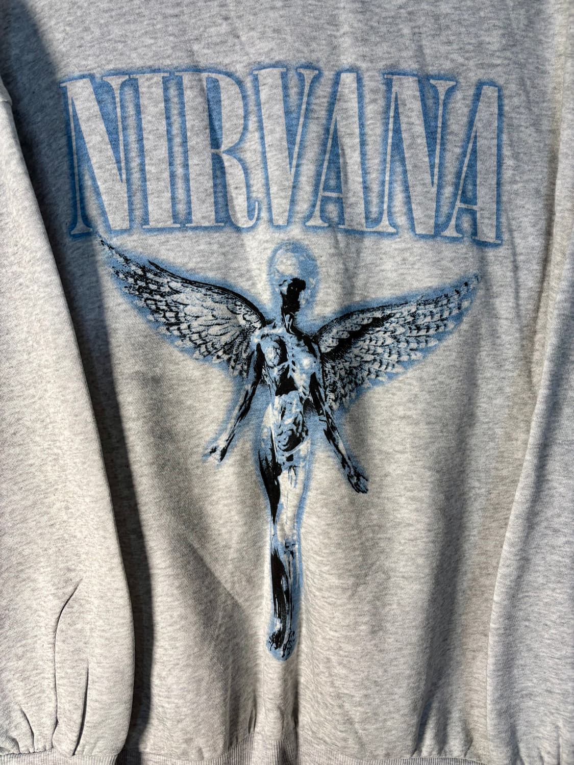 Nirvana artwork sweatshirt 너바나 빅로고 스웻셔츠 상품이미지3