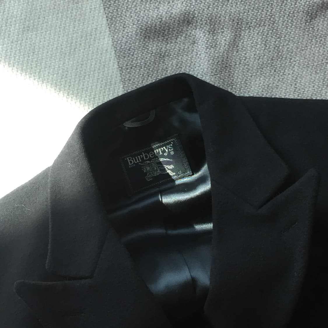 80s 빈티지 버버리 더블브레스티드 코트 상품이미지2