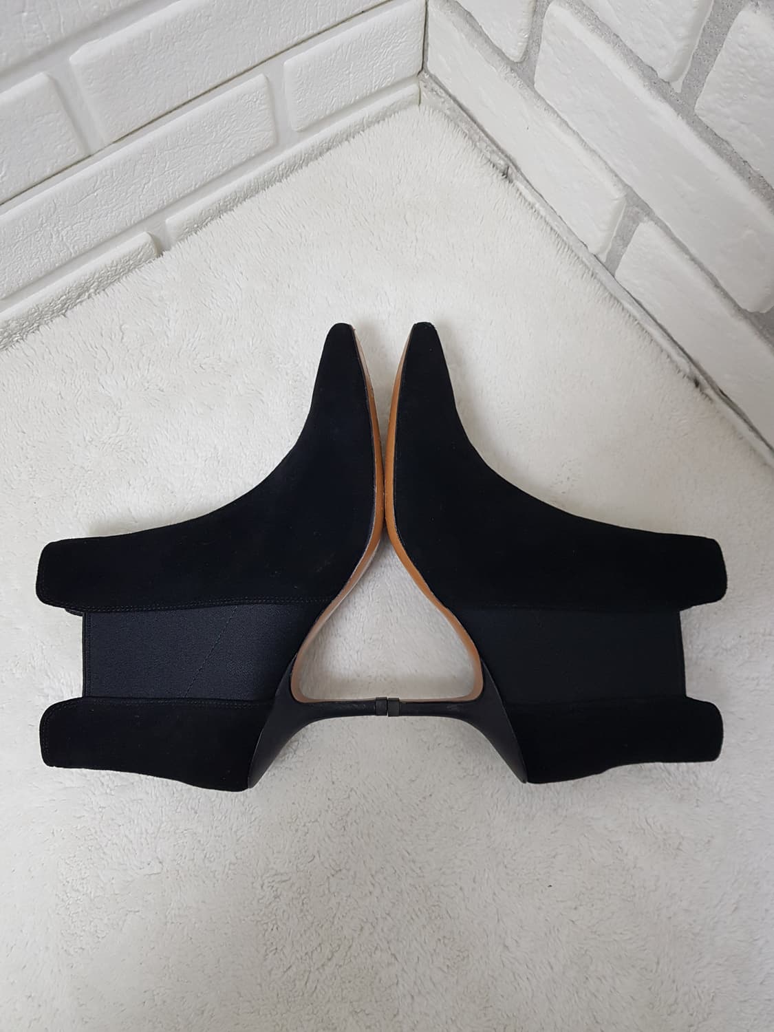 [37/240/정품] 셀린느 스웨이드 앵클부츠 첼시부츠 상품이미지7