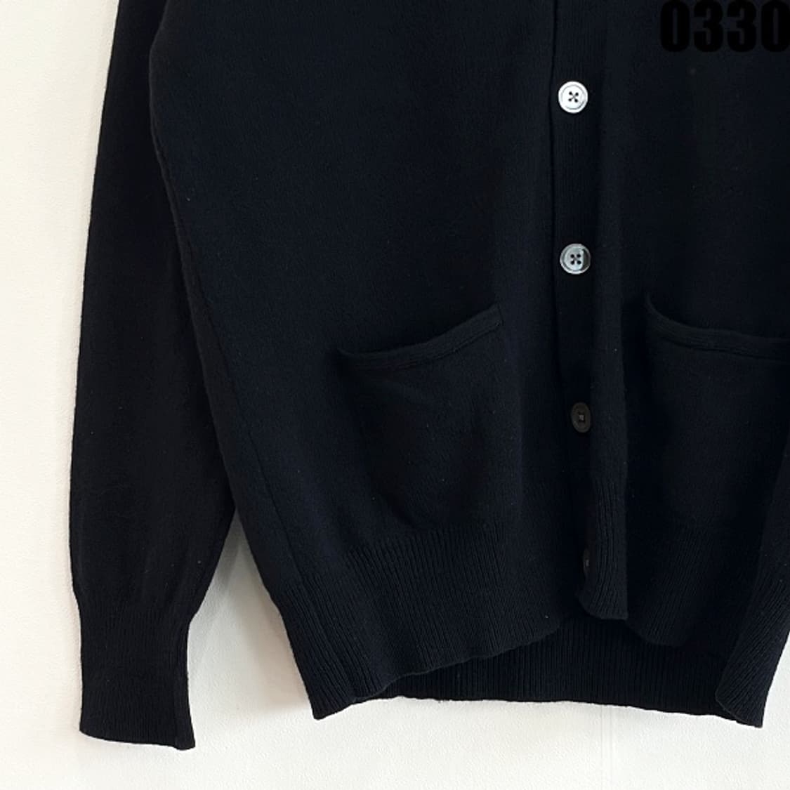 RRL 더블알엘 랄프로렌 블랙 램스울 가디건 L 0330 상품이미지3