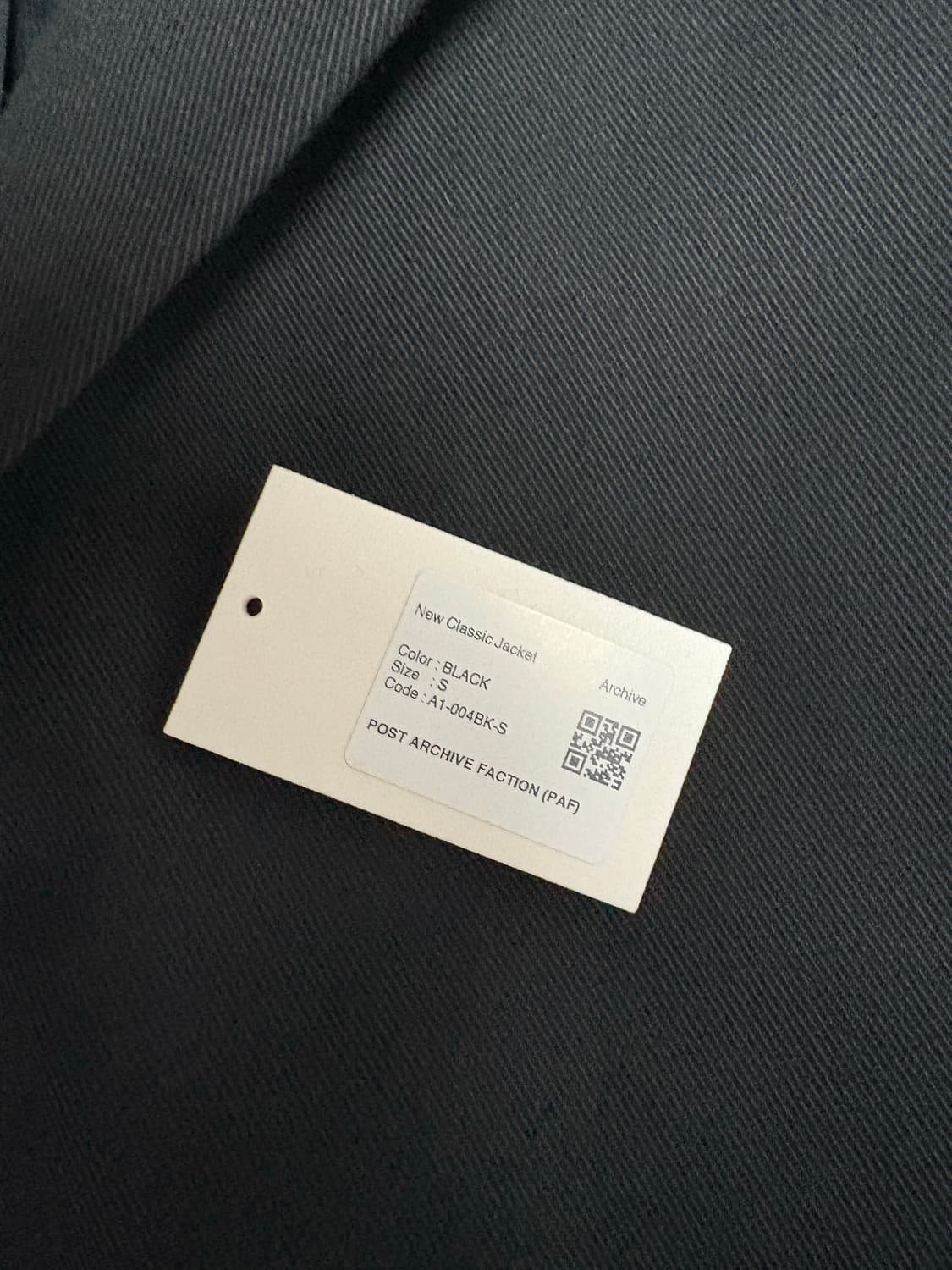 판매) 포스트아카이브팩션 8.0+ 뉴클래식 자켓 s사이즈 상품이미지2