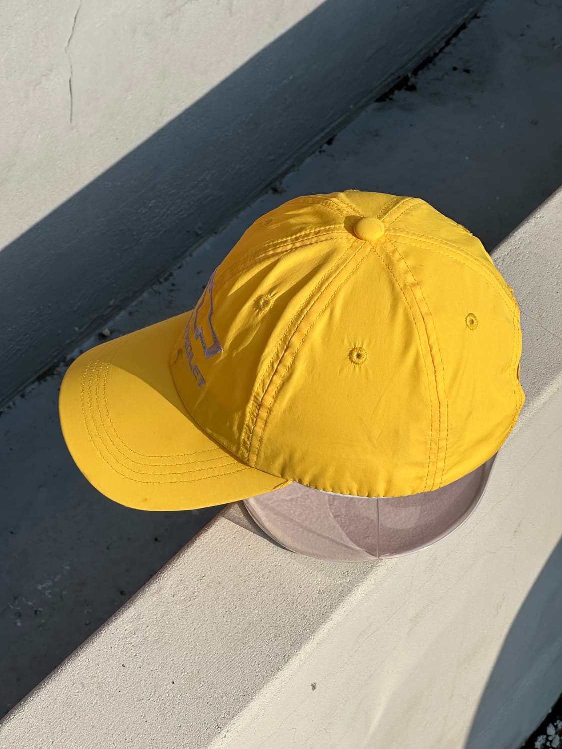 [F] 빈티지 쉐보레 로고 옐로우 볼캡 모자 상품이미지3