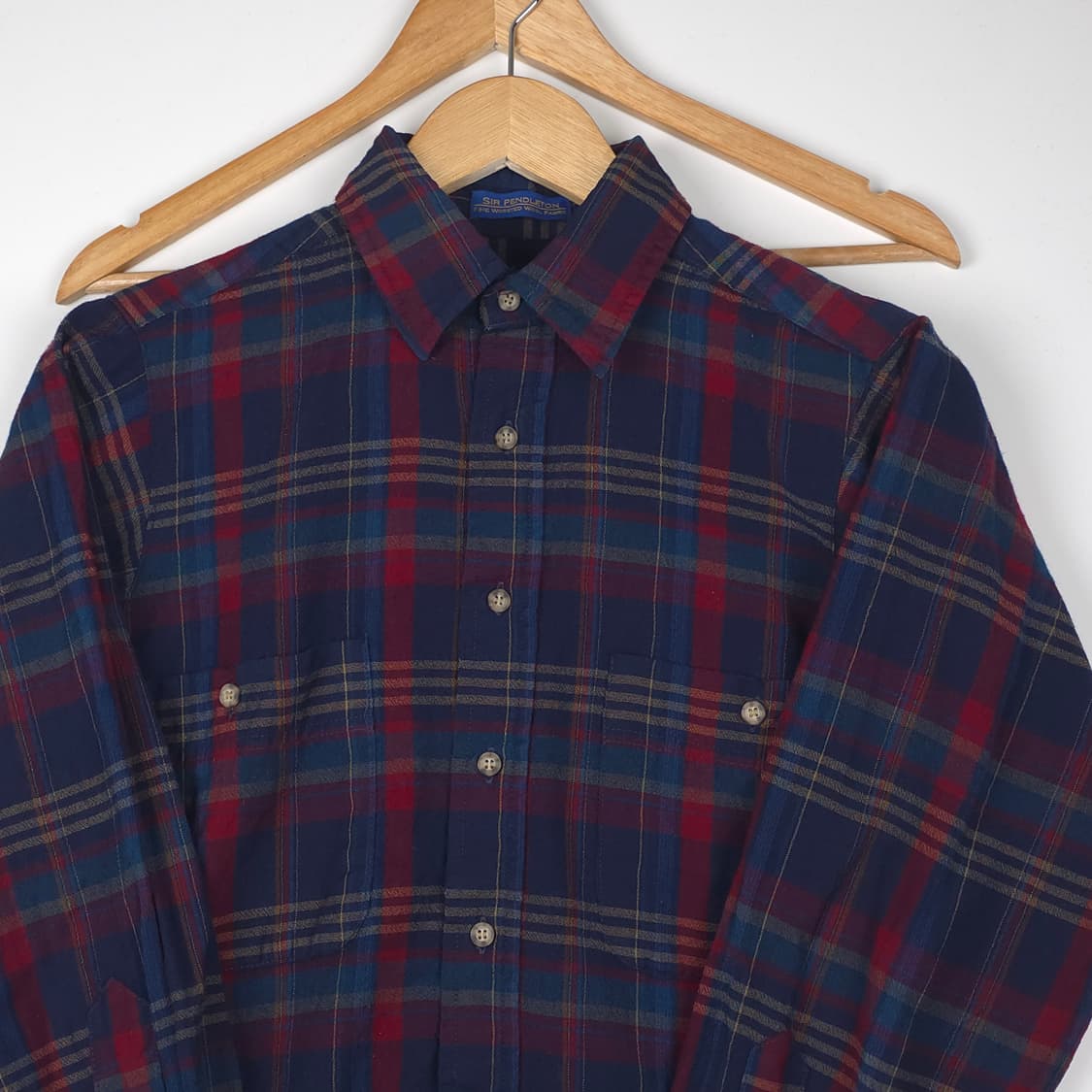 펜들턴 퓨어 버진울 셔츠 체크 (M) 상품이미지3