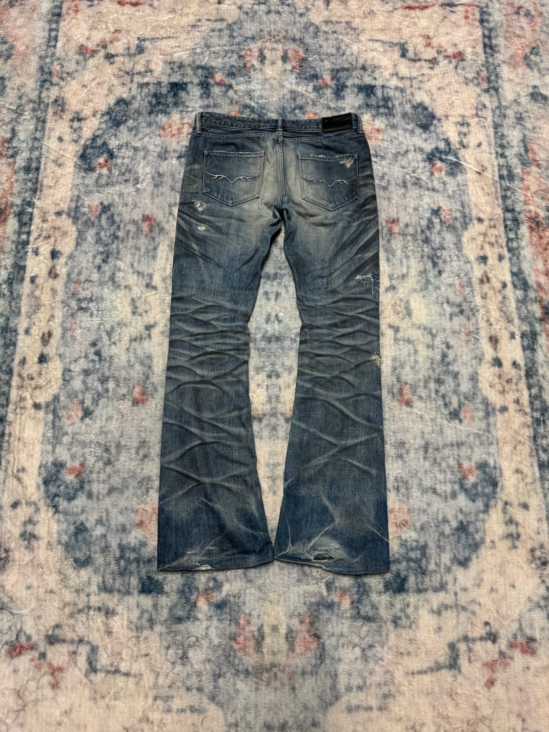Fuga 00s archive whisker boot cut denim 상품이미지7