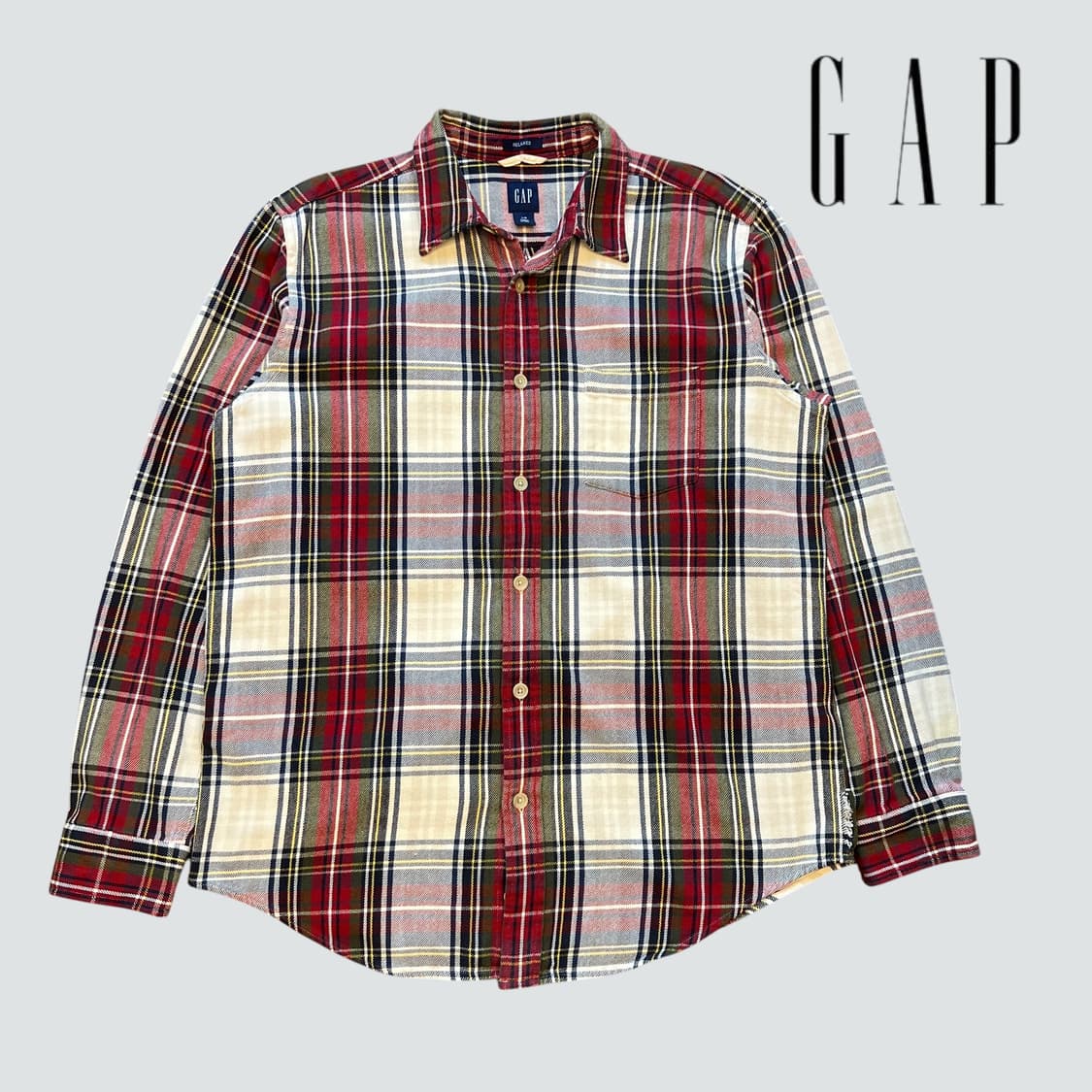[L]GAP 갭 플란넬 체크 셔츠 상품이미지1