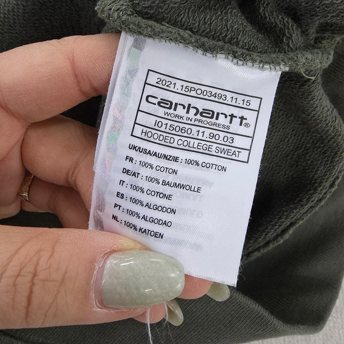 [M] 칼하트 빅로고 후드티 0129J1 상품이미지4