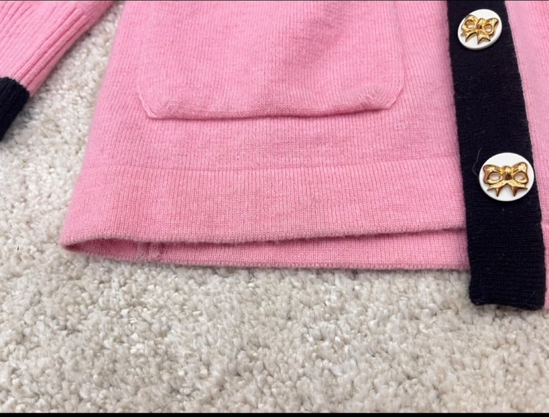 투머치토커 핑크 샤넬 가디건 S 상품이미지8