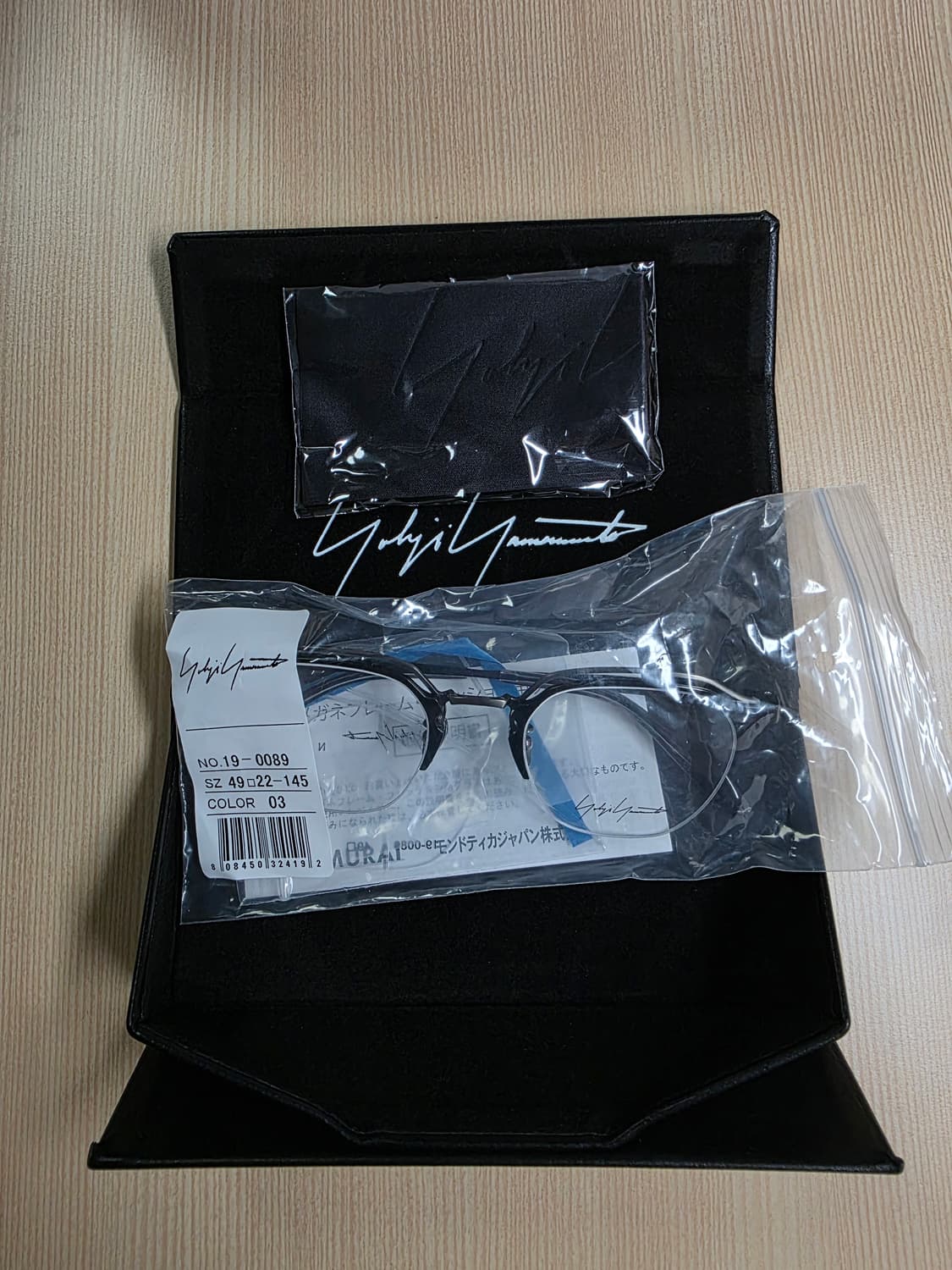 요지 야마모토 하금테 안경 19-0089 상품이미지5