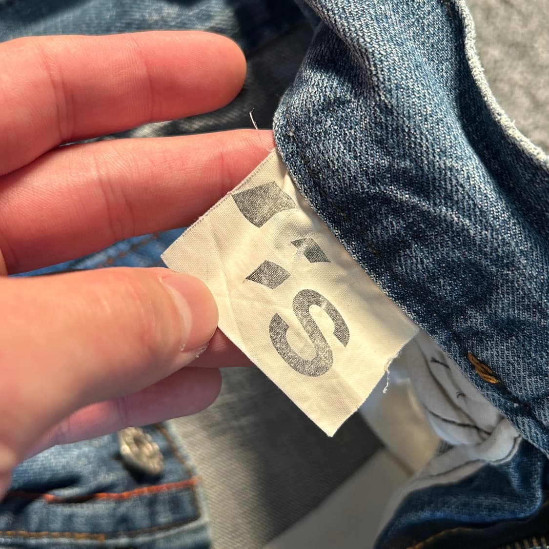 T2X JEANS jpn 빈티지 워싱 자수 데님 팬츠  상품이미지8