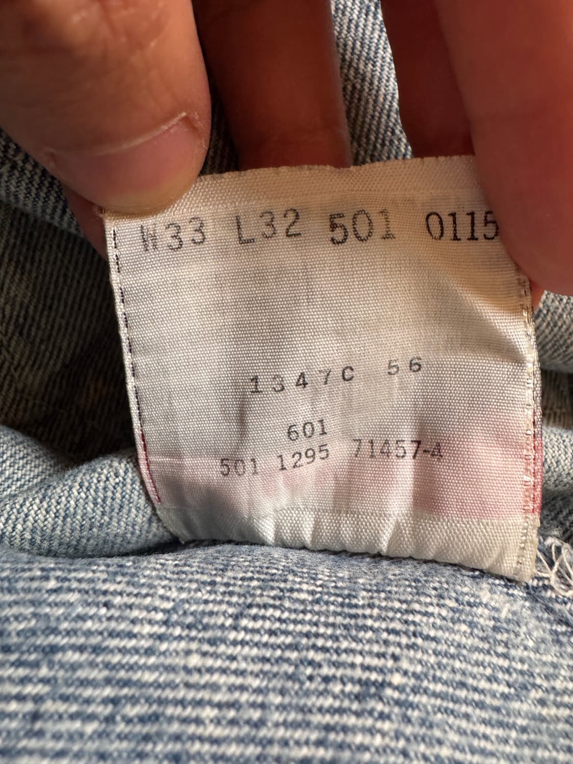 90s 리바이스 501 디스 데님팬츠 상품이미지4