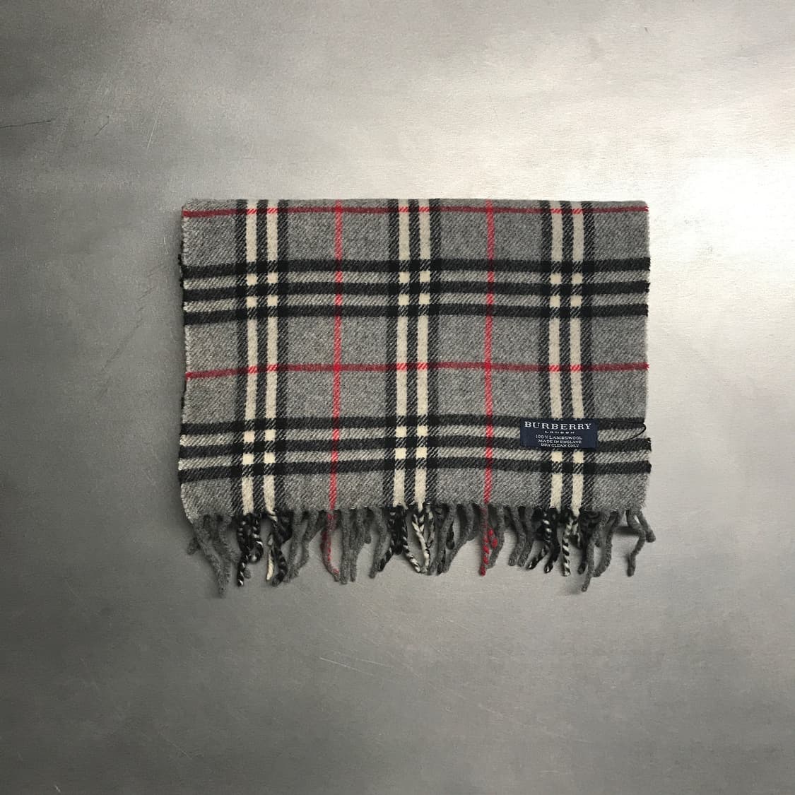버버리 정품 램스울 머플러 그레이 상품이미지2