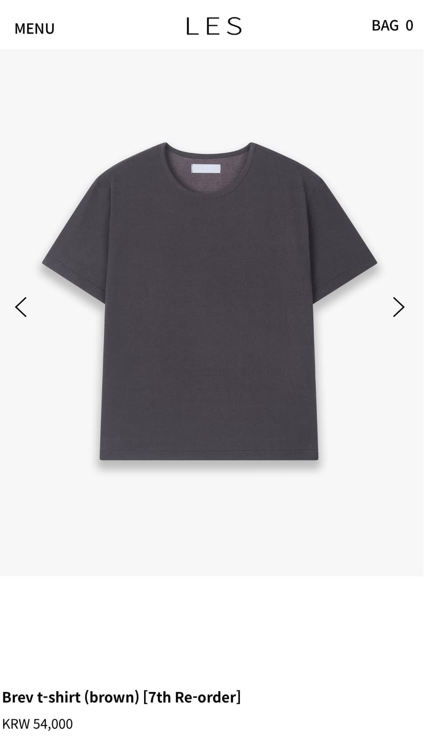 les brev 반팔 브라운1 상품이미지1