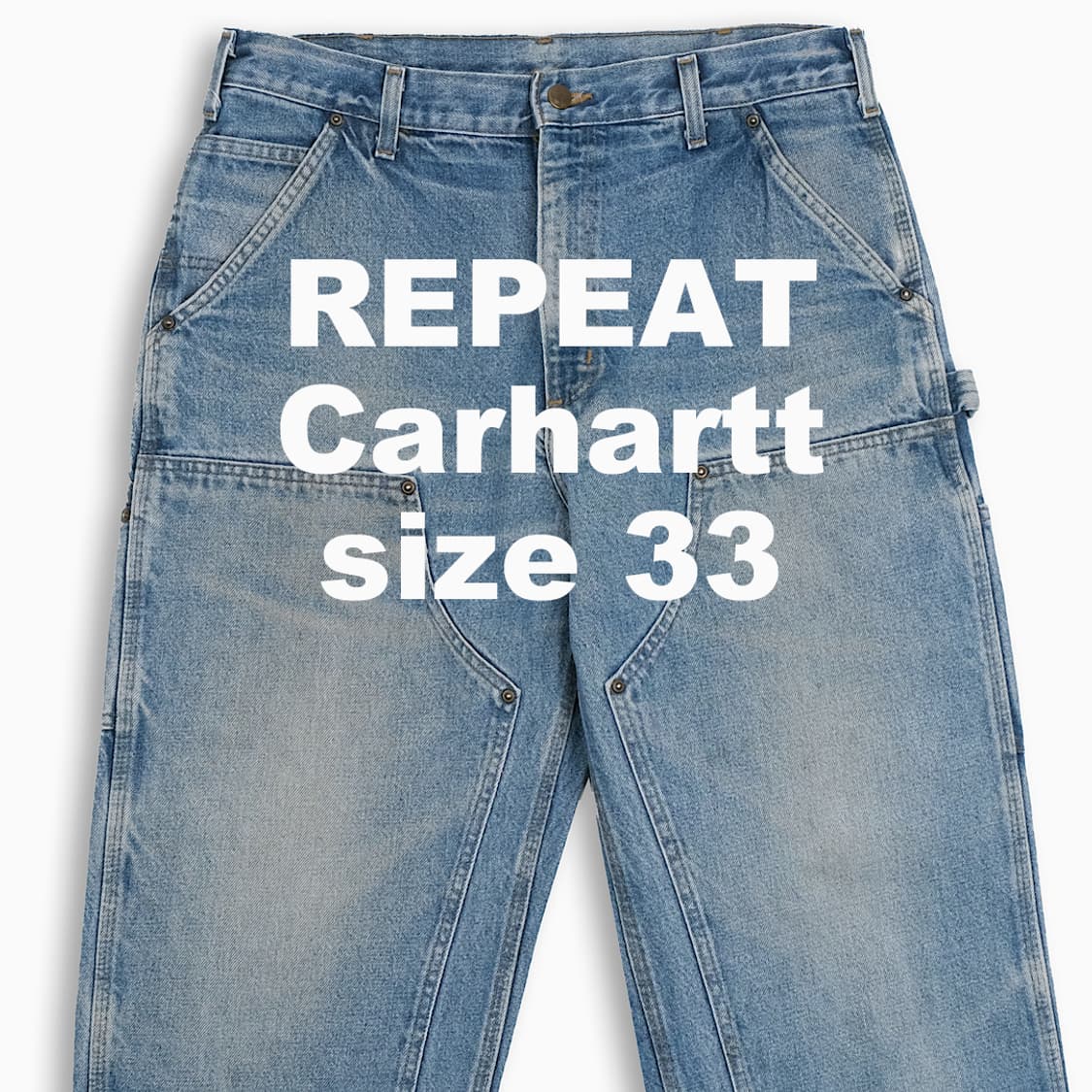 빈티지 칼하트 더블니 B73 청바지 33 인치 CH0733401 상품이미지1